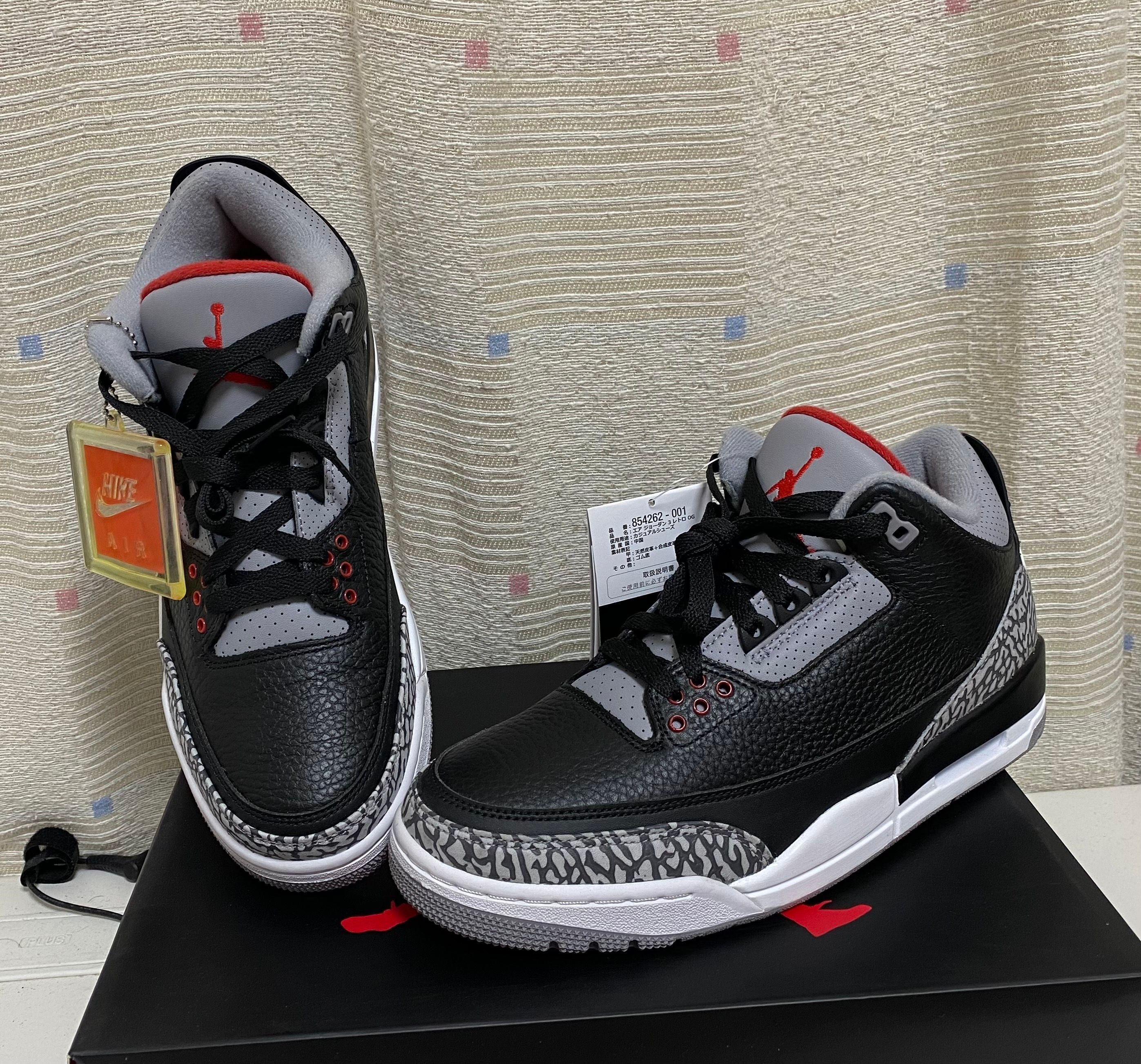 Nike Air Jordan 3 Retro OG "Black Cement" (2018)