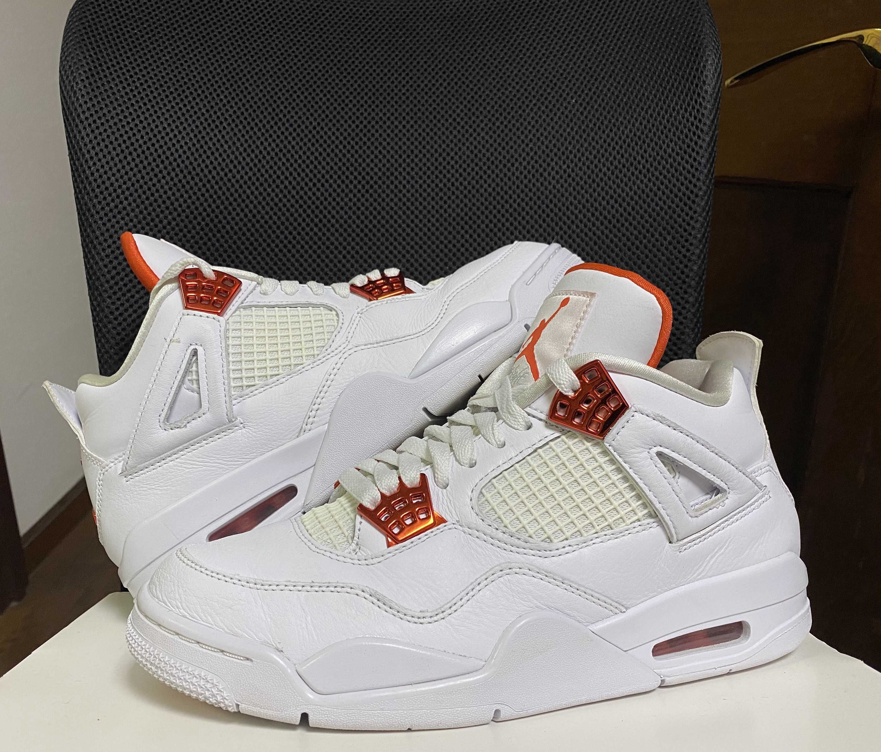 Nike Air Jordan 4 Retro "White/Team Orange"