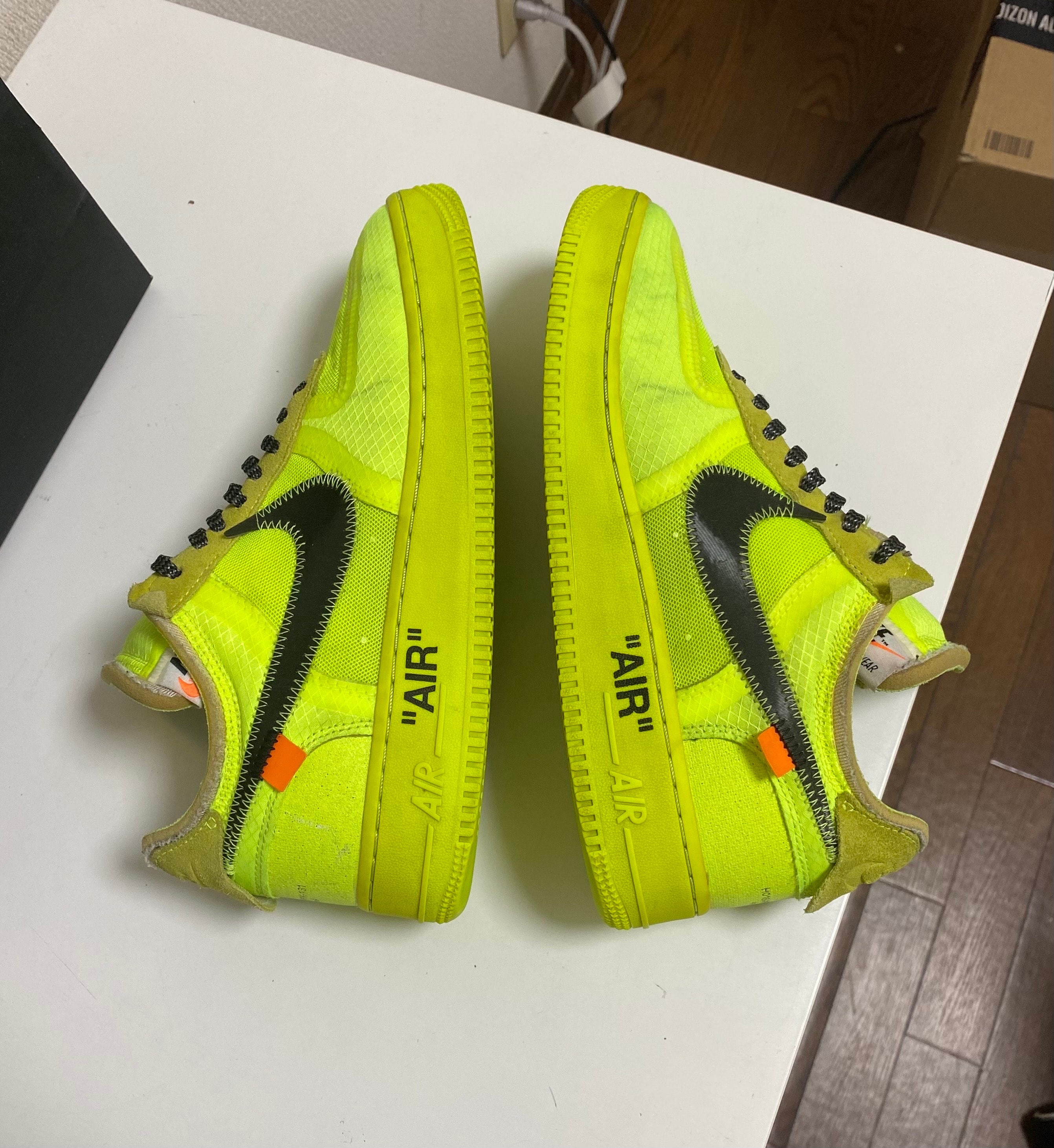 Off-White × Nike Air Force 1 Low "Volt"