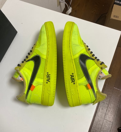 Off-White × Nike Air Force 1 Low "Volt"
