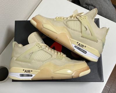 Off-White × Nike Women's Air Jordan 4 SP "Sail"