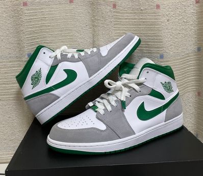 Nike Air Jordan 1 Mid "Green Grey White"