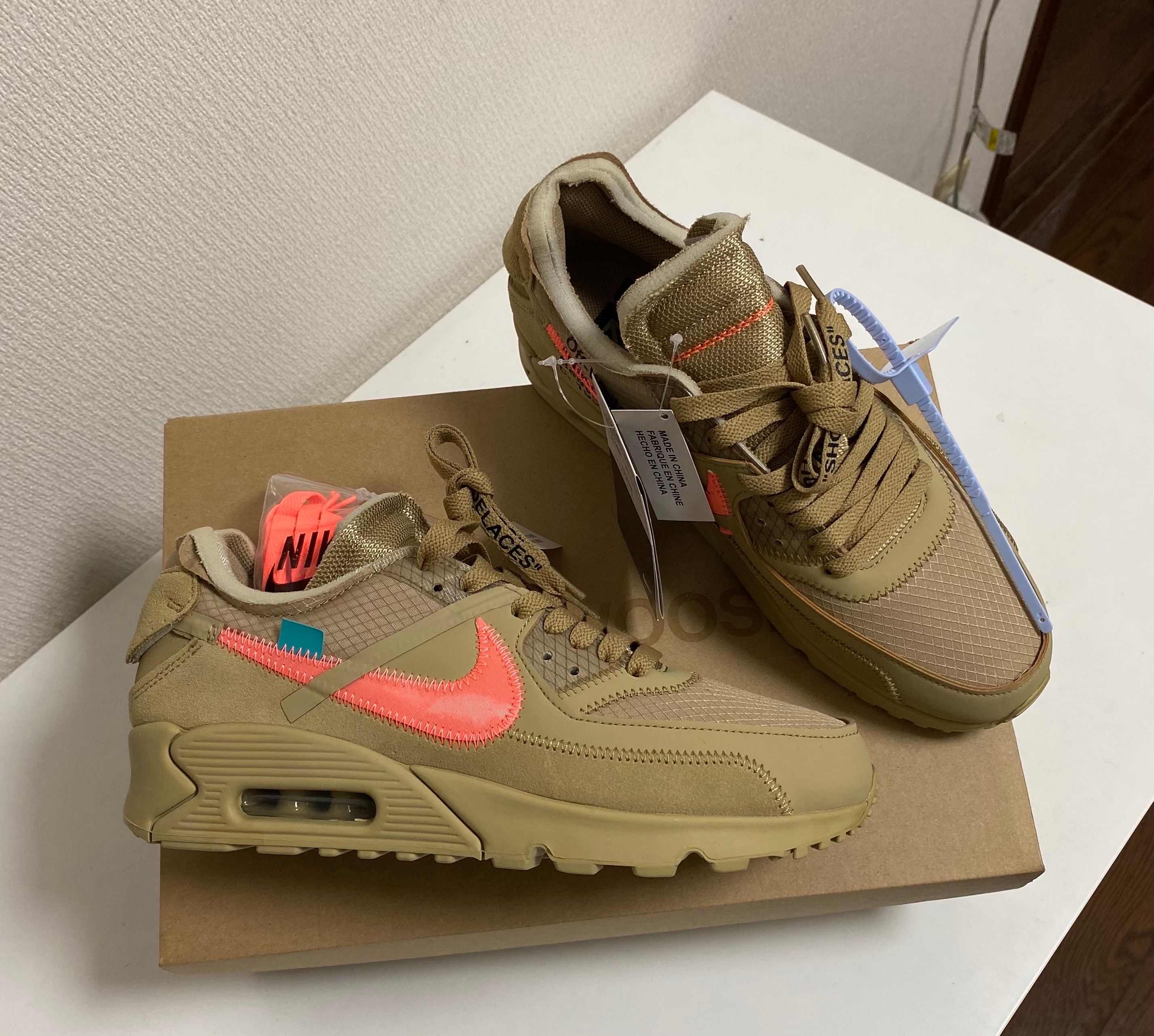 Off-White × Nike Air Max 90 "Desert Ore"