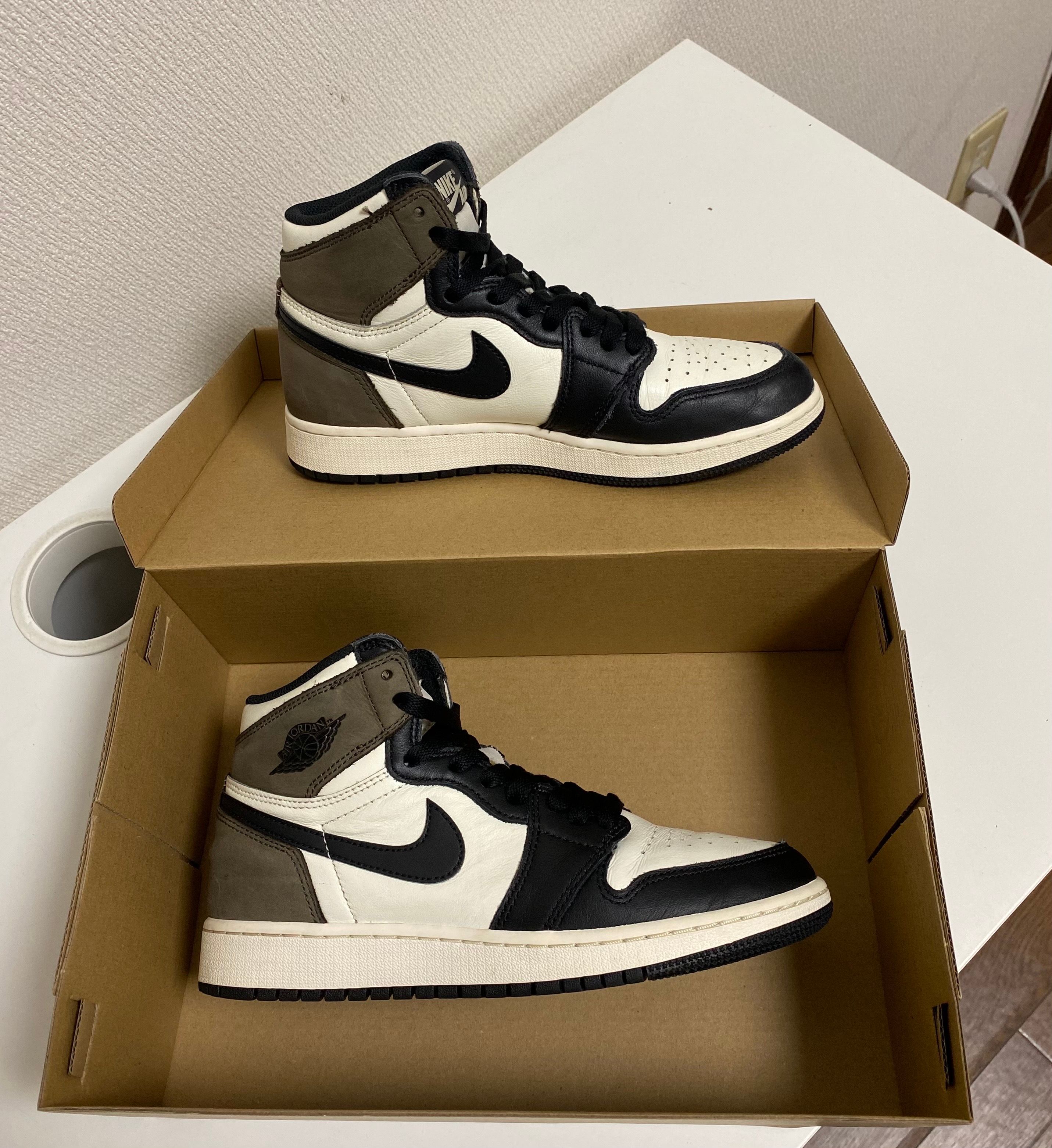 Nike GS Air Jordan 1 High OG "Sail/Dark Mocha/Black"