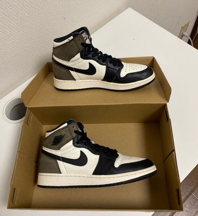 Nike GS Air Jordan 1 High OG "Sail/Dark Mocha/Black"