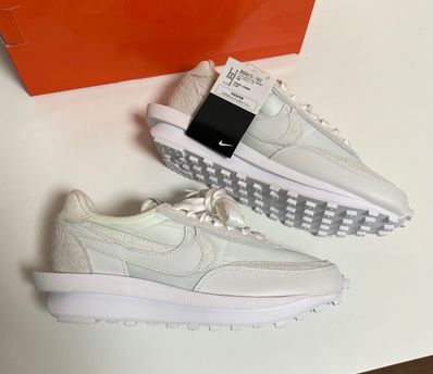 sacai × Nike LDV Waffle "Triple White"