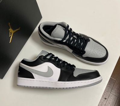 Nike Air Jordan 1 Low "Black/Light Smoke Grey"