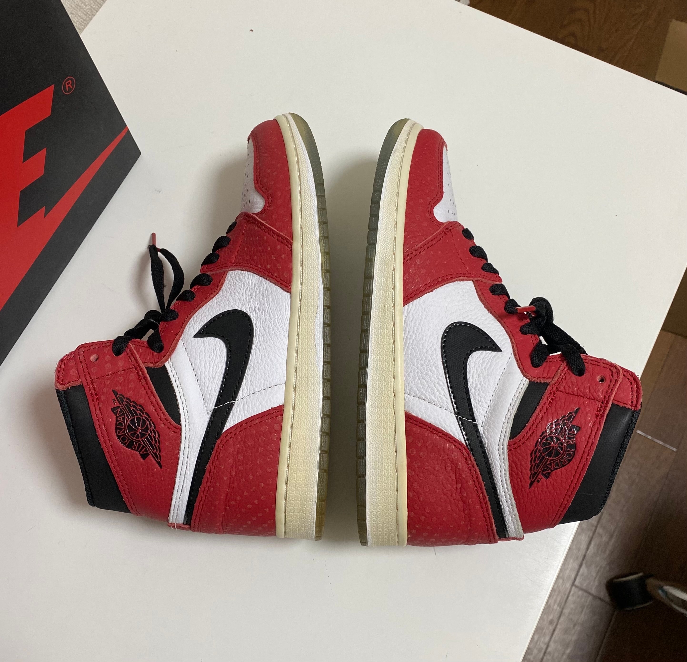Spiderman × Nike Air Jordan 1 Origin Story "Gym Red/White/Photo Blue/Black"