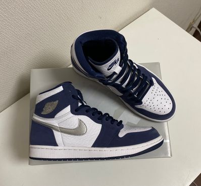 Nike Air Jordan 1 High OG CO.JP "White/Midnight Navy" (2020)(ブリーフケースなし)