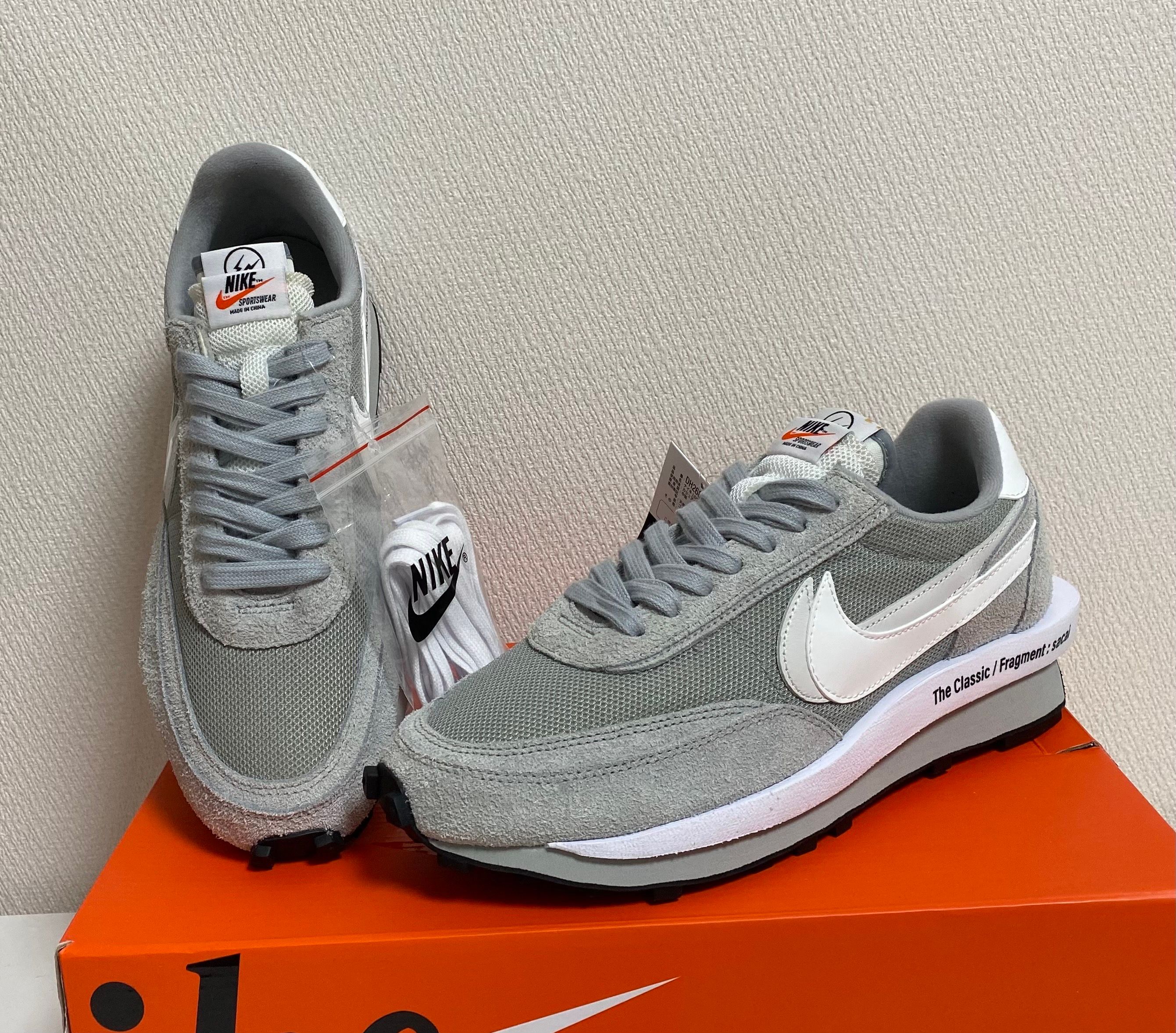 Fragment × sacai × Nike LD Waffle "Light Smoke Grey"