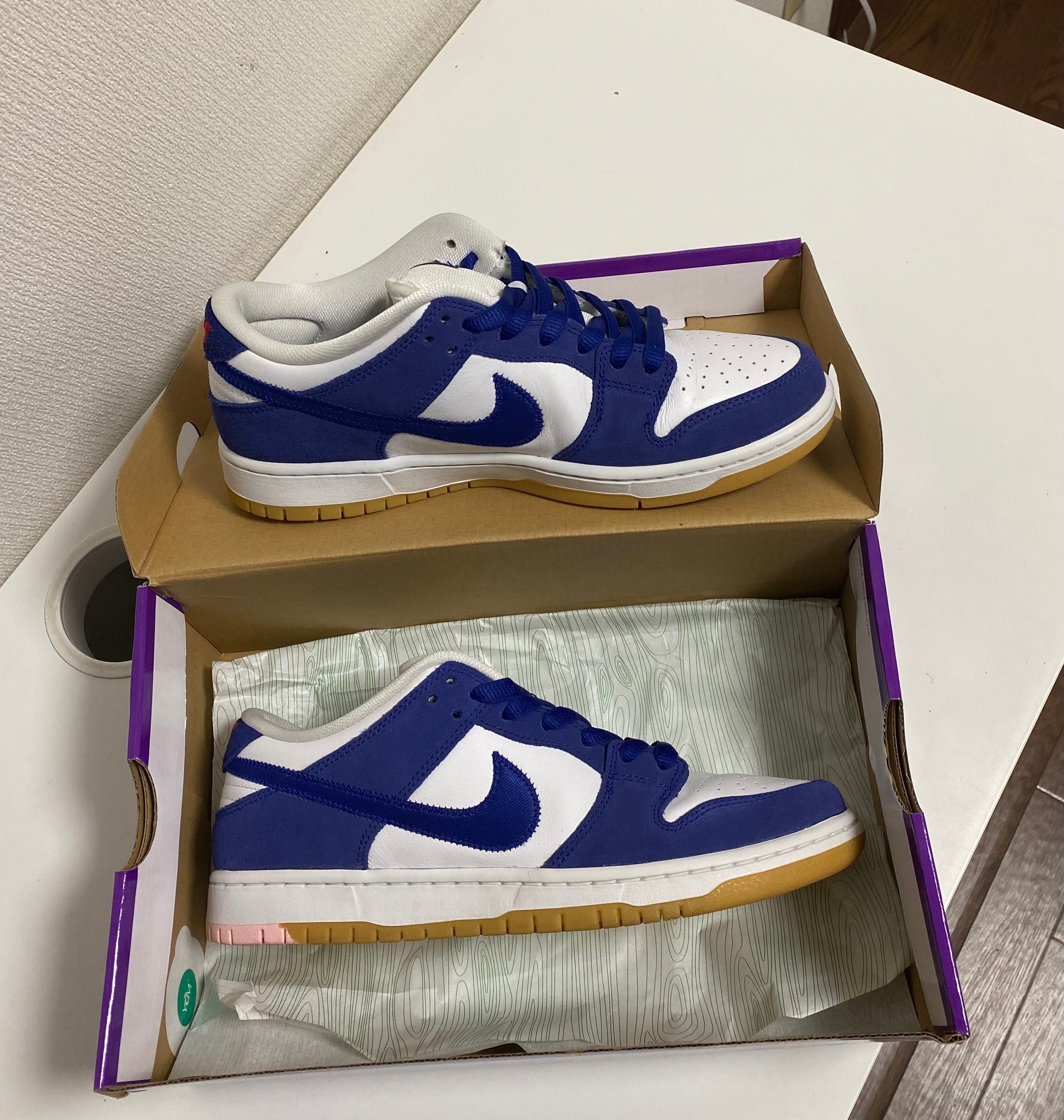 Nike SB Dunk Low "Los Angeles Dodgers/Deep Royal Blue"