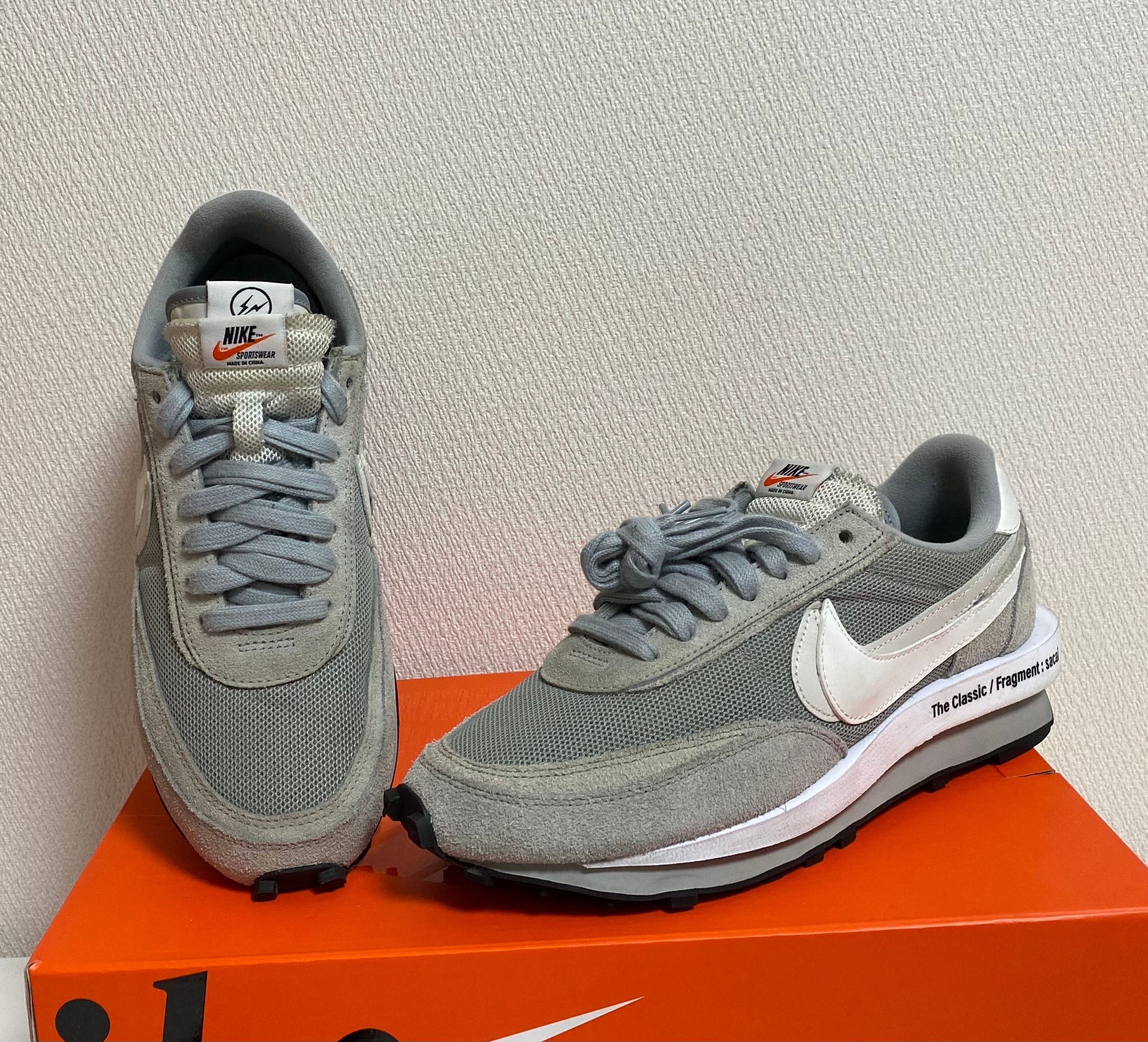 Fragment × sacai × Nike LD Waffle "Light Smoke Grey"