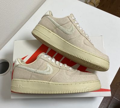 Stussy × Nike Air Force 1 Low "Fossil Stone"