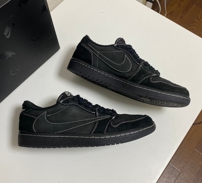 Travis Scott × Nike Air Jordan 1 Low OG SP "Black Phantom"