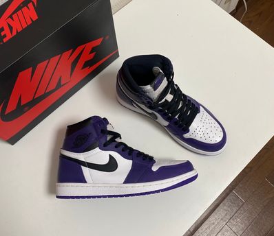 Nike Air Jordan 1 Retro High OG "Court Purple White/Black" (2020)