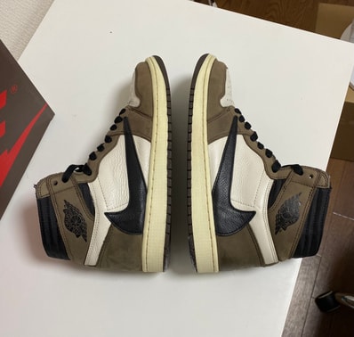 Travis Scott × Nike Air Jordan 1 Retro High OG TS SP "Sail/Dark Mocha"