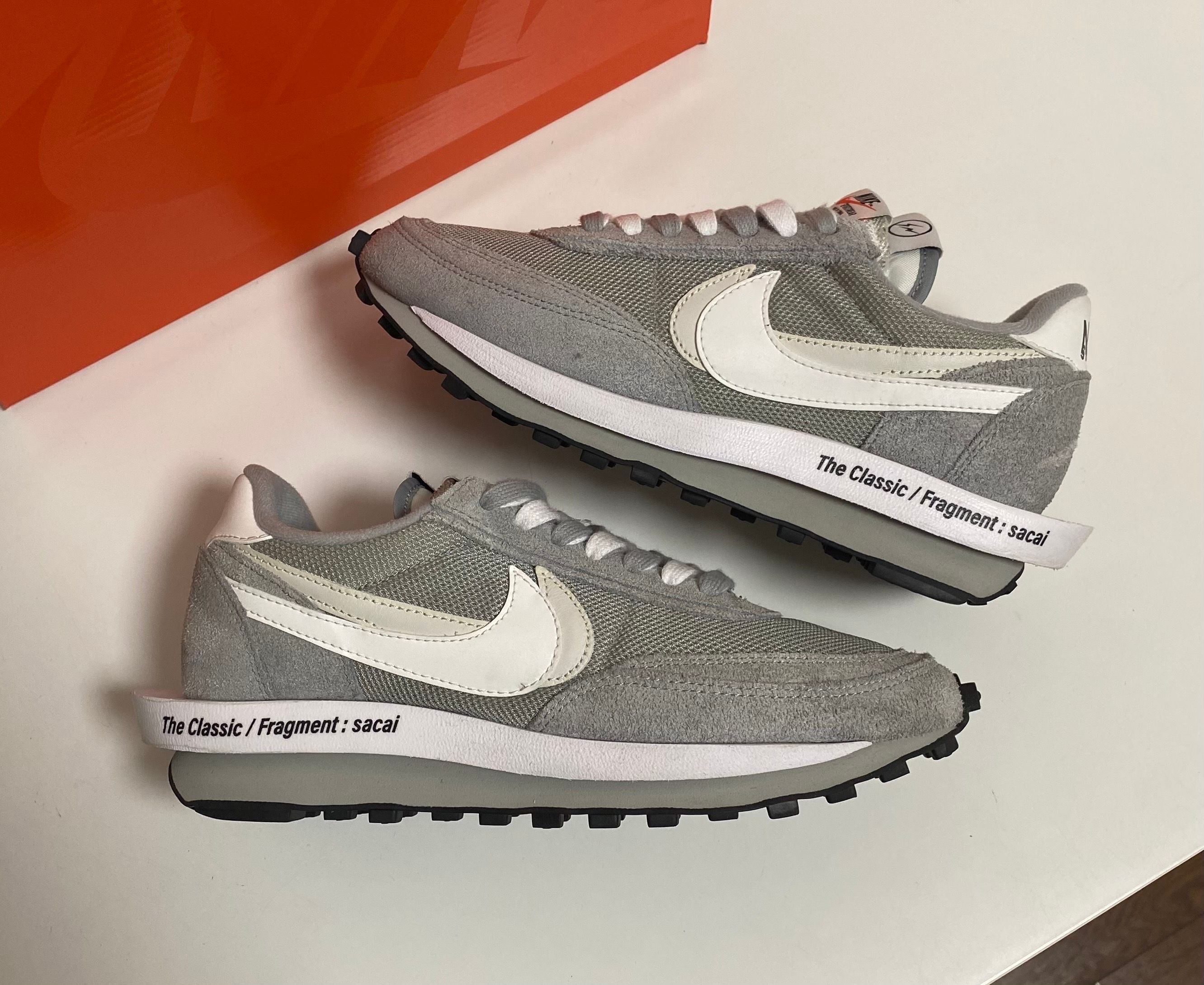 Fragment × sacai × Nike LD Waffle "Light Smoke Grey"