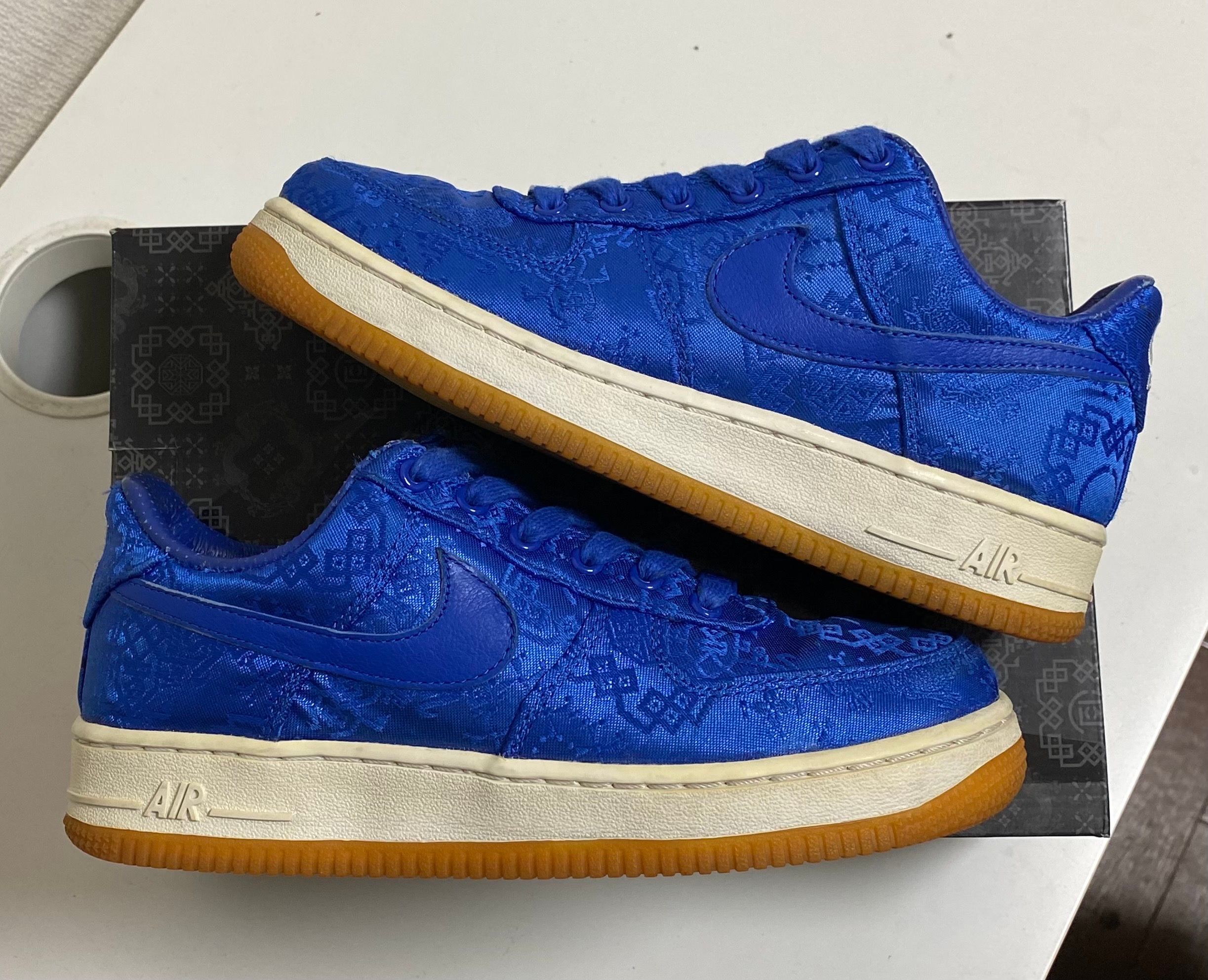 CLOT × Nike Air Force 1 Low "Blue"
