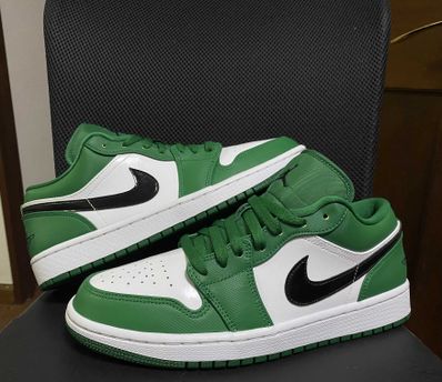 NIKE AIR JORDAN 1 LOW "PINE GREEN/WHITE"