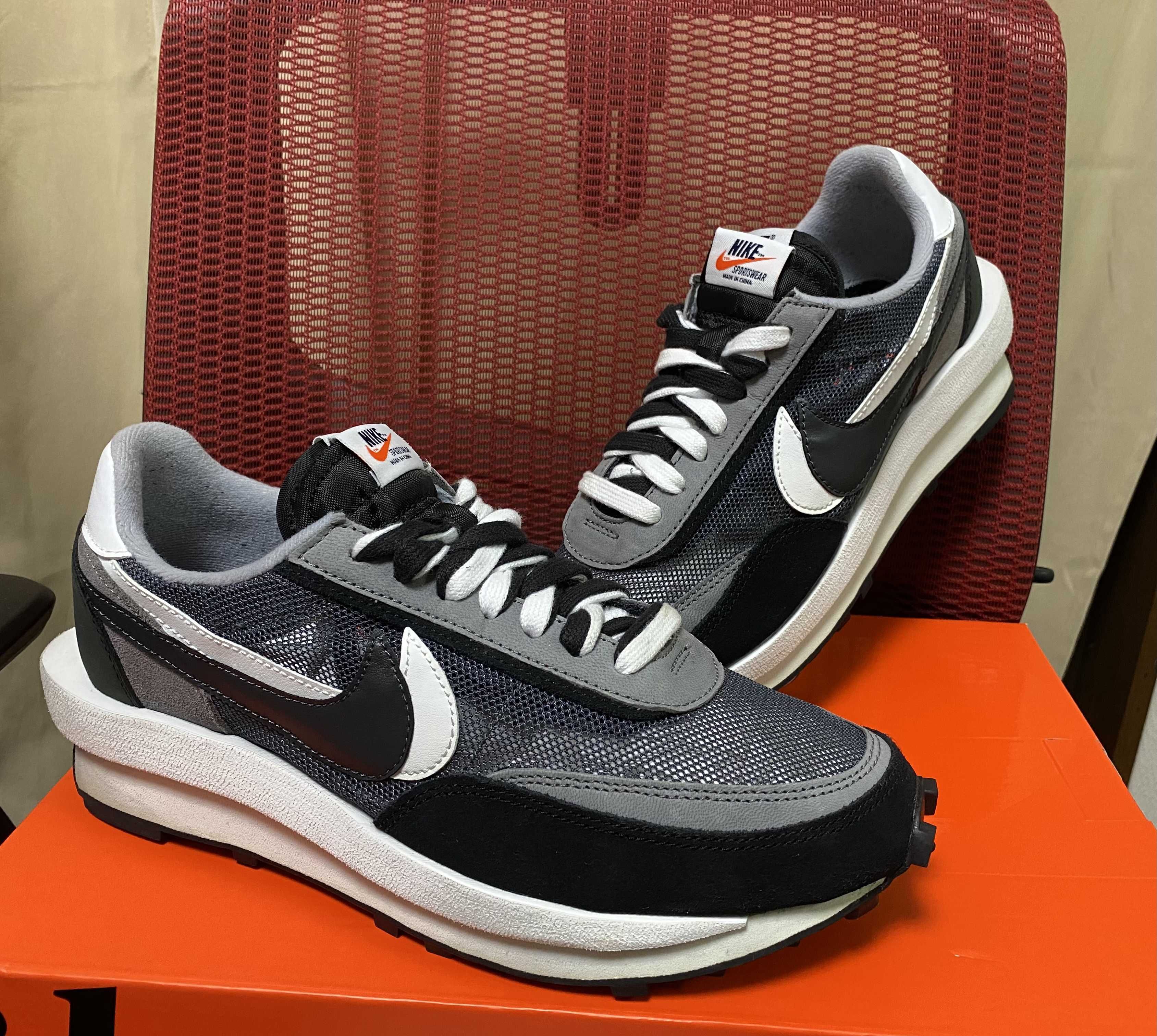 sacai × Nike LD Waffle "Black"