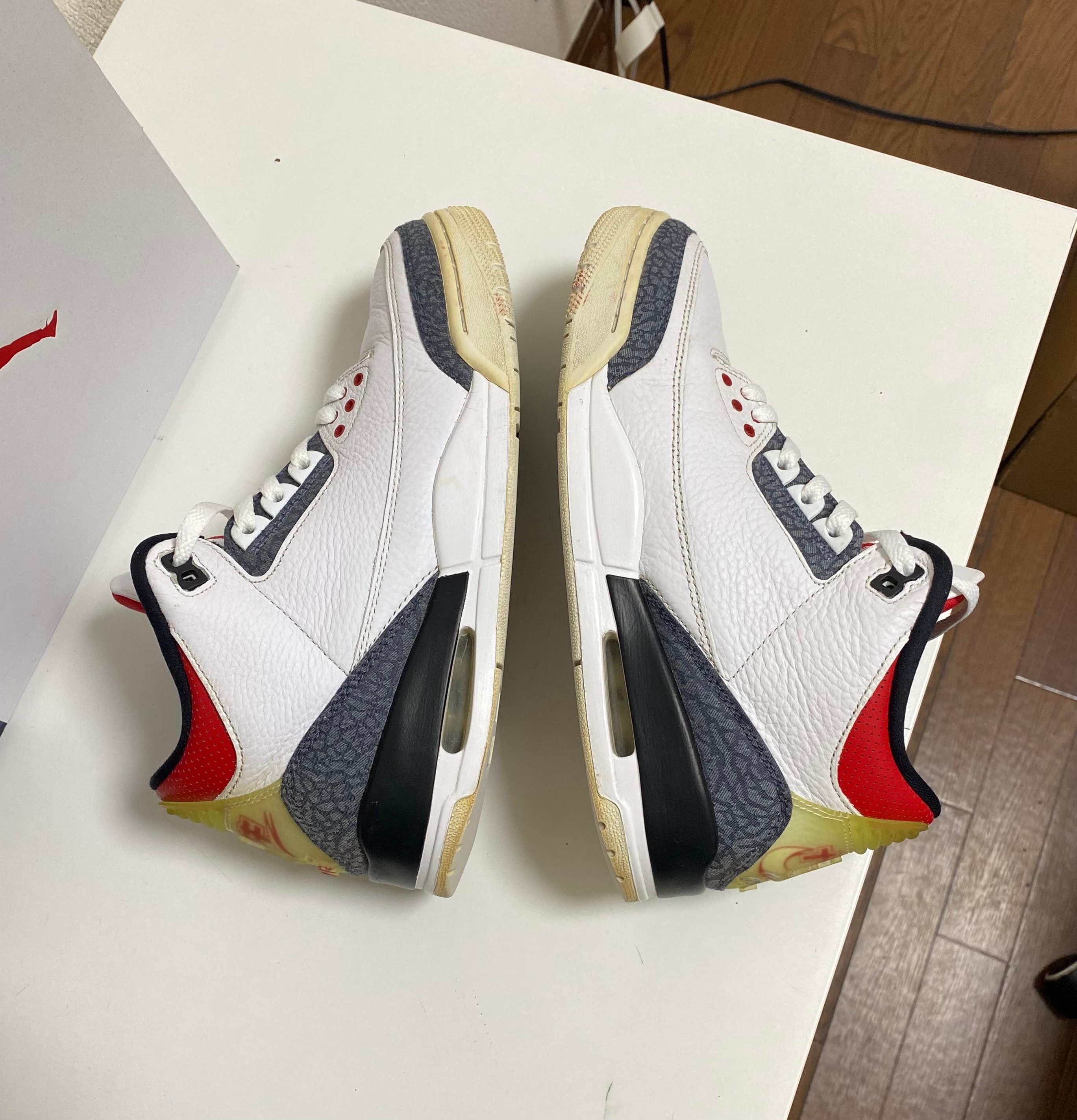 ナイキ エアジョーダン3 レトロ SE-T CO JP "ファイヤー レッド デニム"