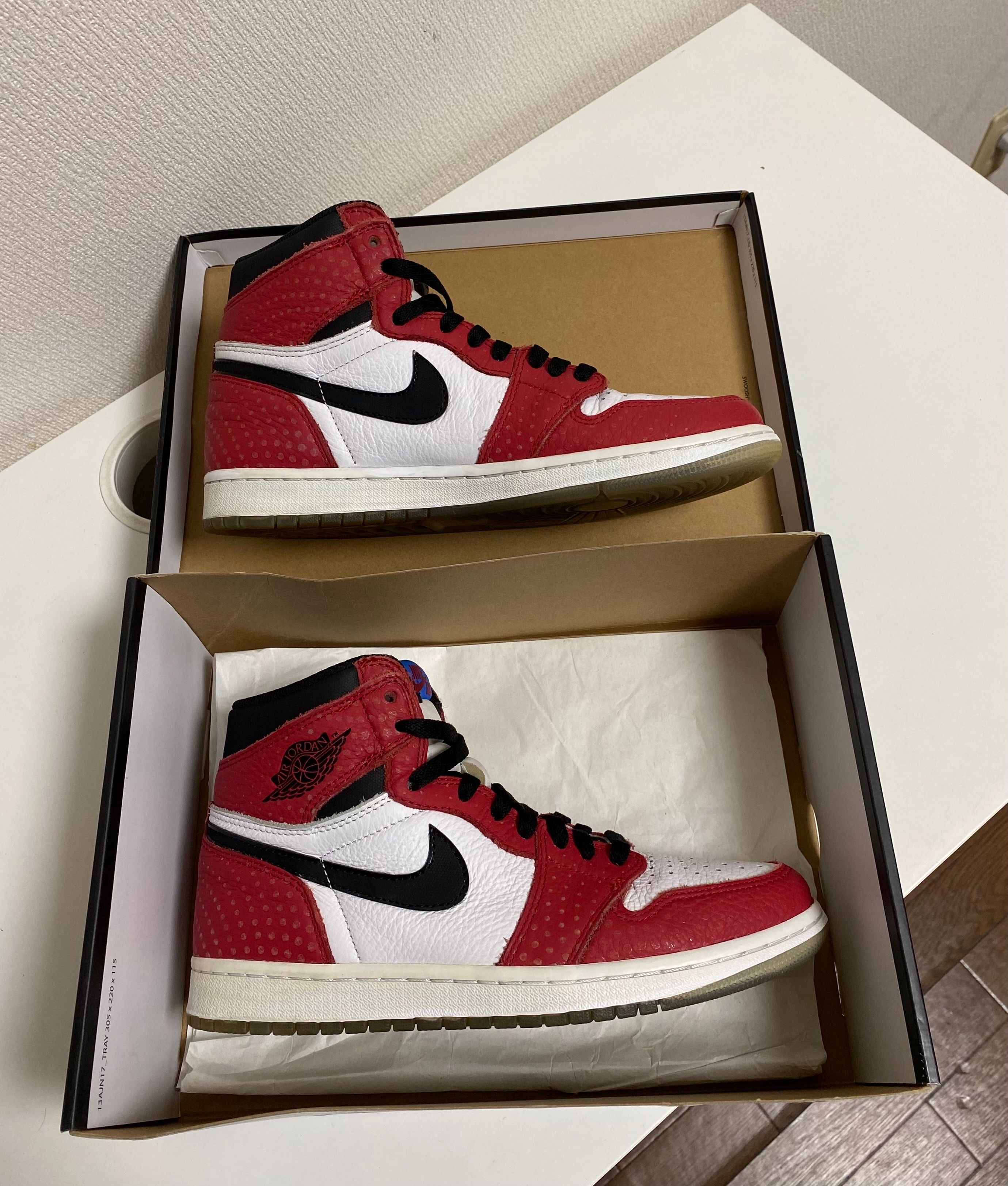 Spiderman × Nike Air Jordan 1 Origin Story "Gym Red/White/Photo Blue/Black"