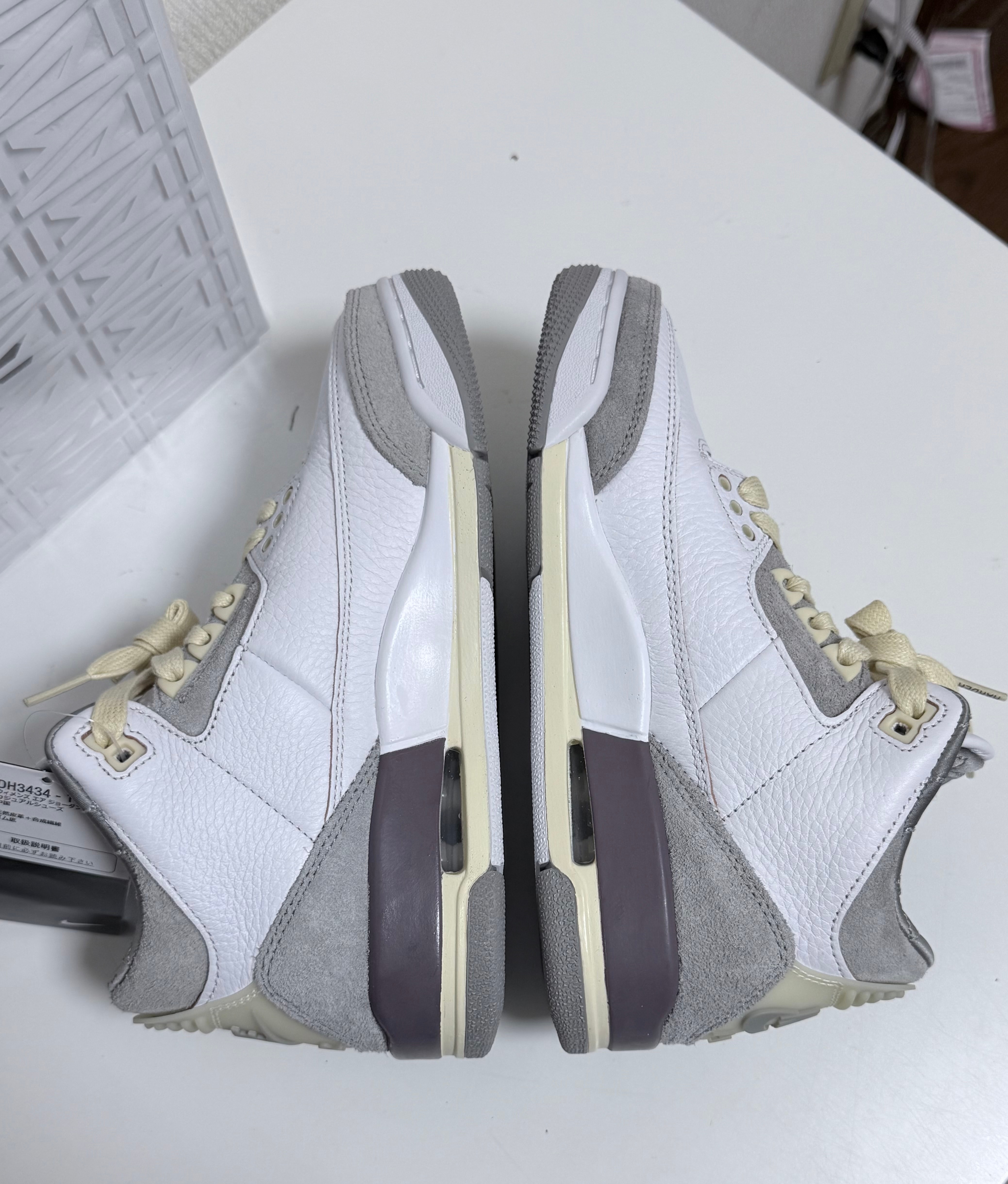 A Ma Maniere × Nike Women's Air Jordan 3 Retro SP "White/Medium Grey Violet Ore"