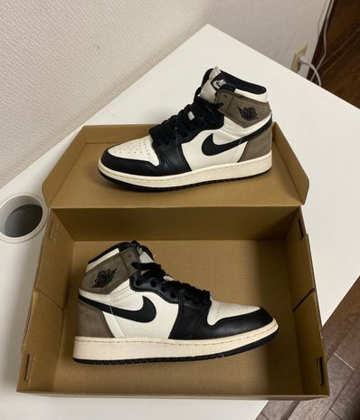 Nike GS Air Jordan 1 High OG "Sail/Dark Mocha/Black"