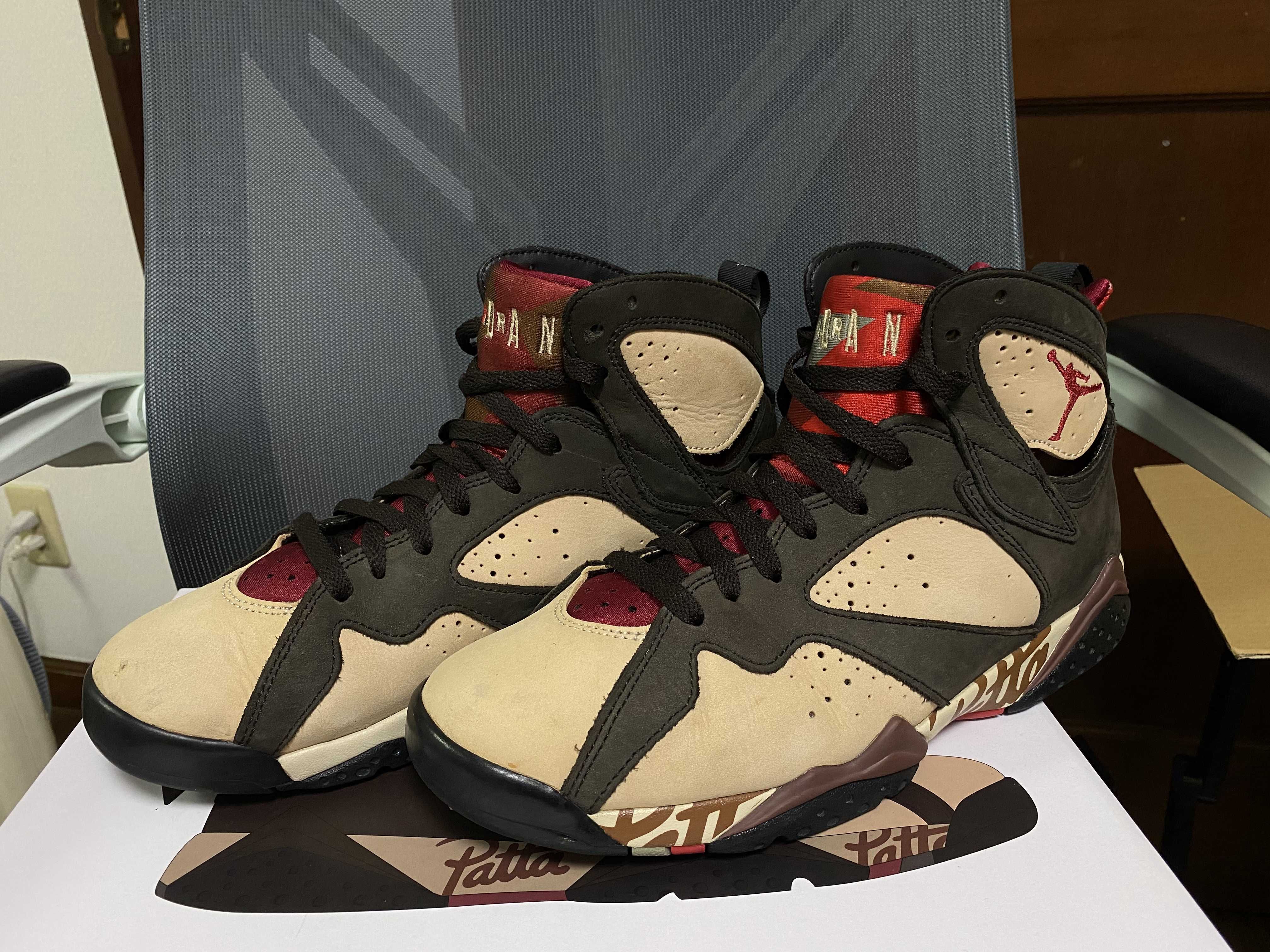 Patta × Nike Air Jordan 7 OG "Brown"