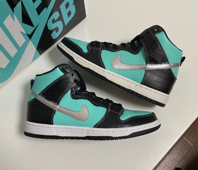 Diamond Supply × Nike SB Dunk High "Tiffany"