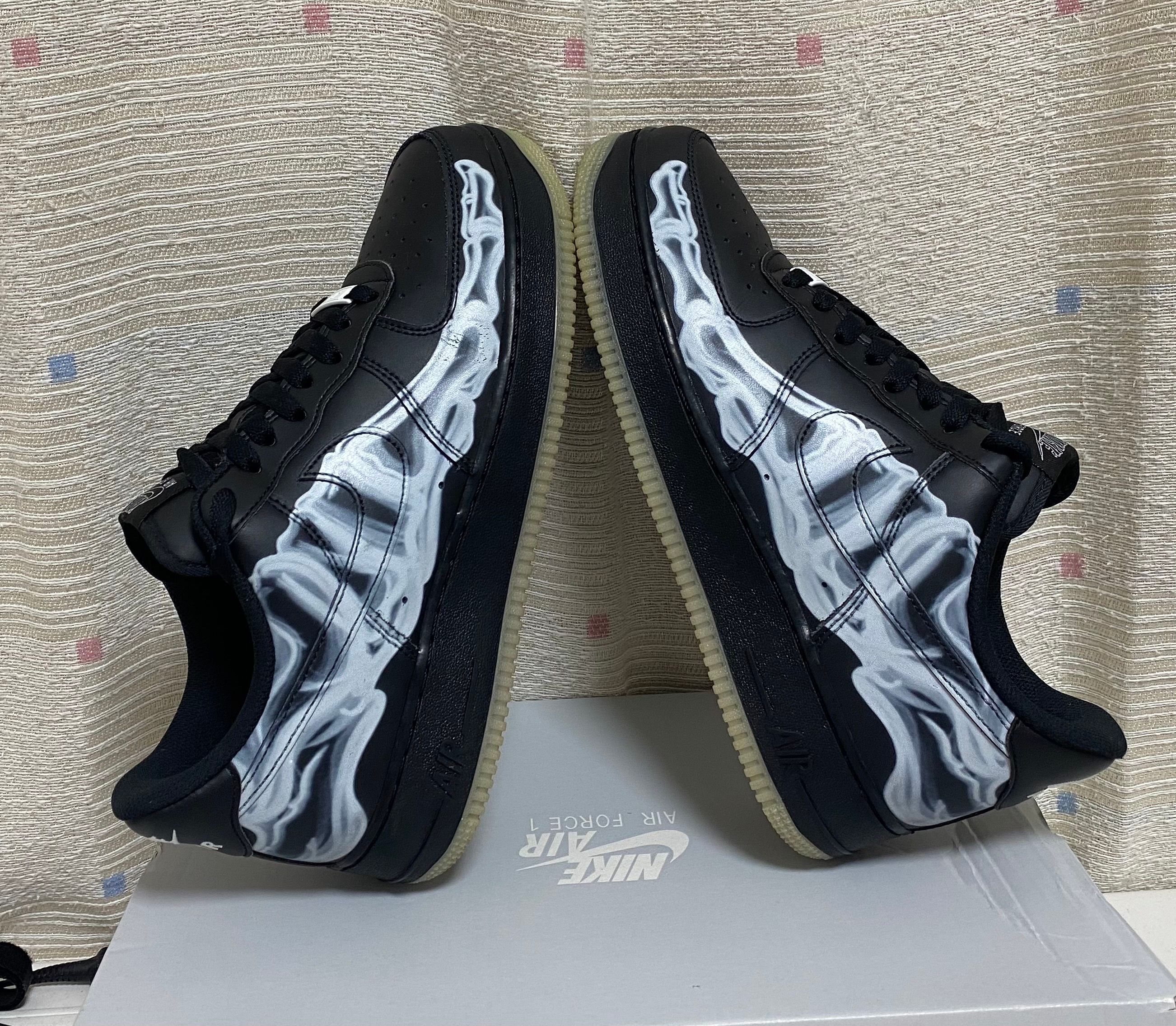 Nike Air Force 1 Low "Black Skeleton"