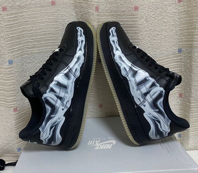Nike Air Force 1 Low "Black Skeleton"