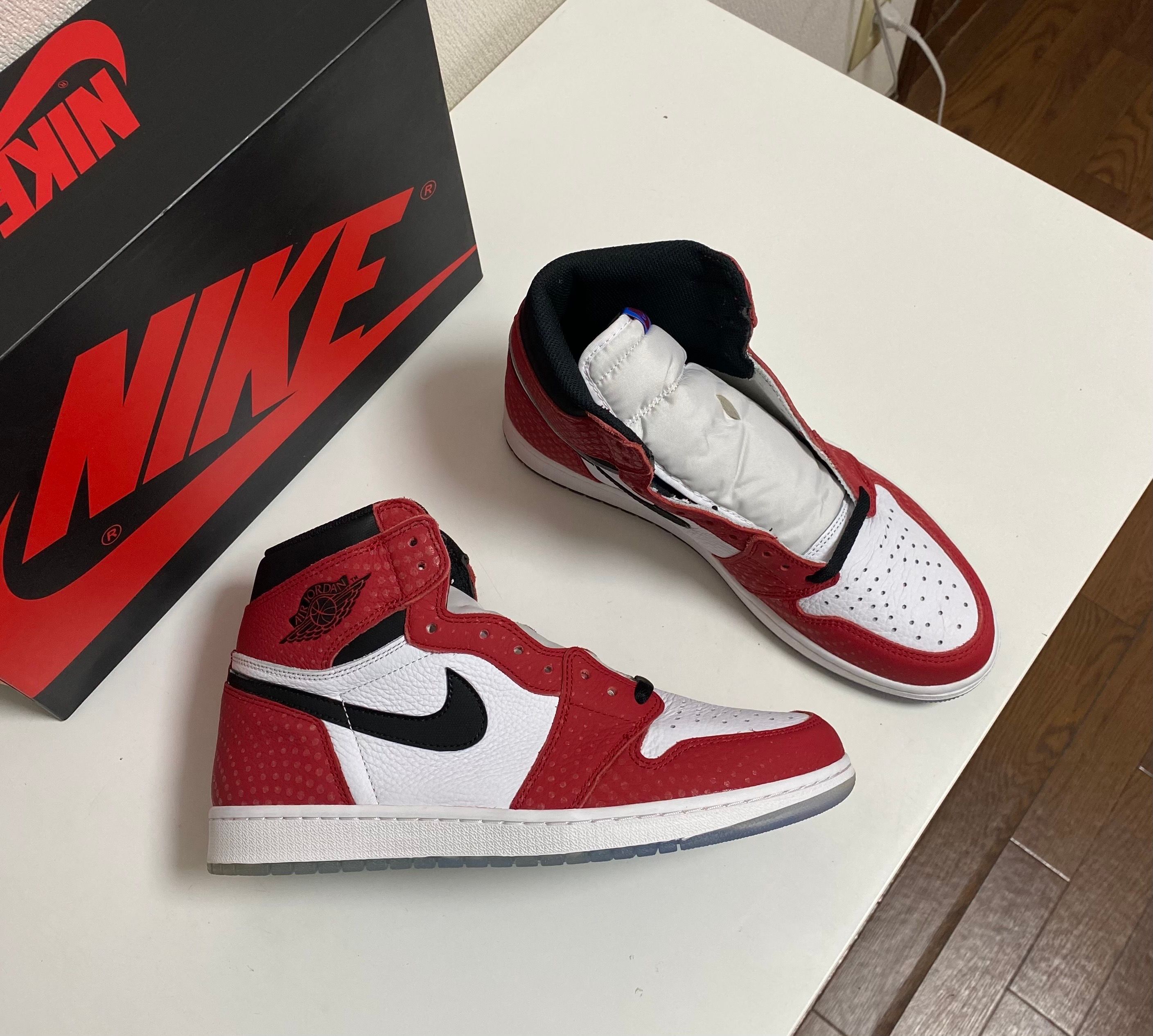 Spiderman × Nike Air Jordan 1 Origin Story "Gym Red/White/Photo Blue/Black"