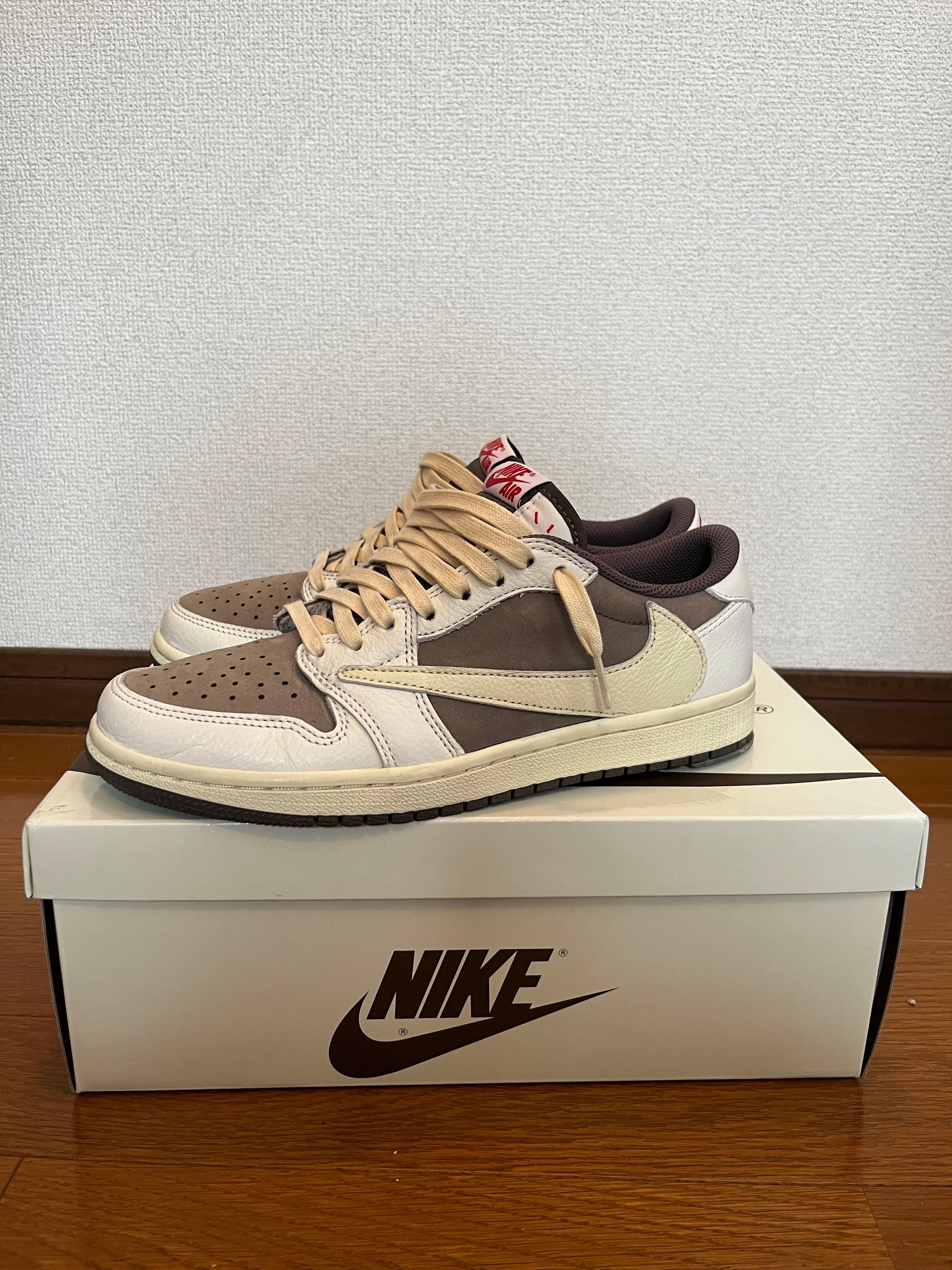 Travis Scott × Nike Air Jordan 1 Low OG SP "Reverse Mocha/Sail and Ridgerock"