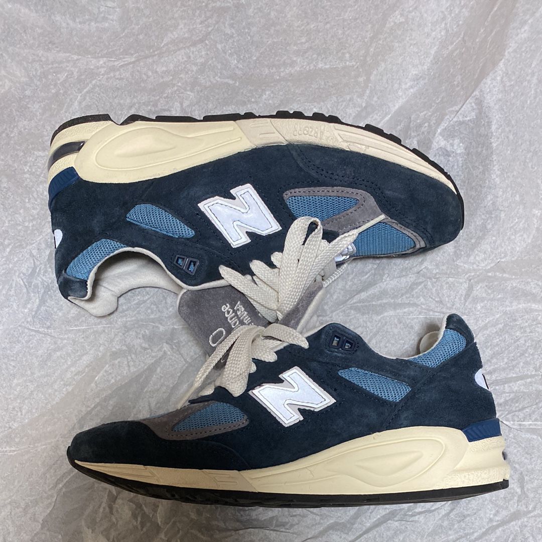 New Balance 990V2 "Navy/Castlerock"