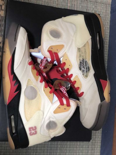 Off-White × Nike Air Jordan 5 "Sail"