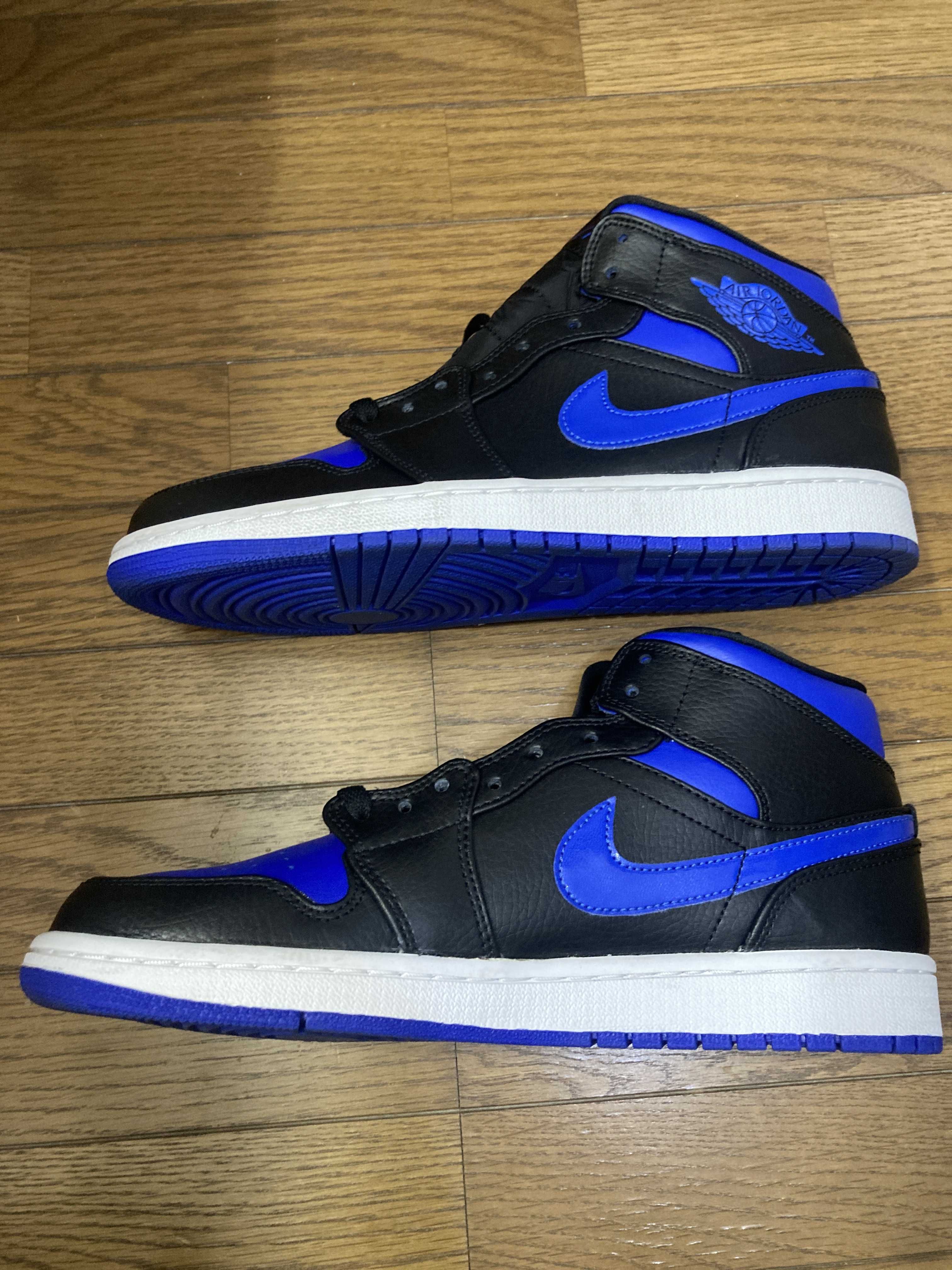 NIKE AIR JORDAN 1 MID "BLACK/BLUE"
