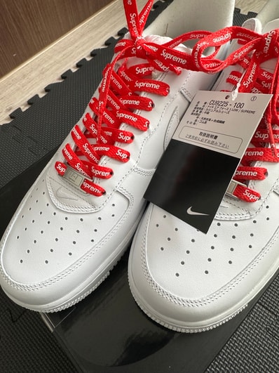 Supreme × Nike Air Force 1 Low "White"