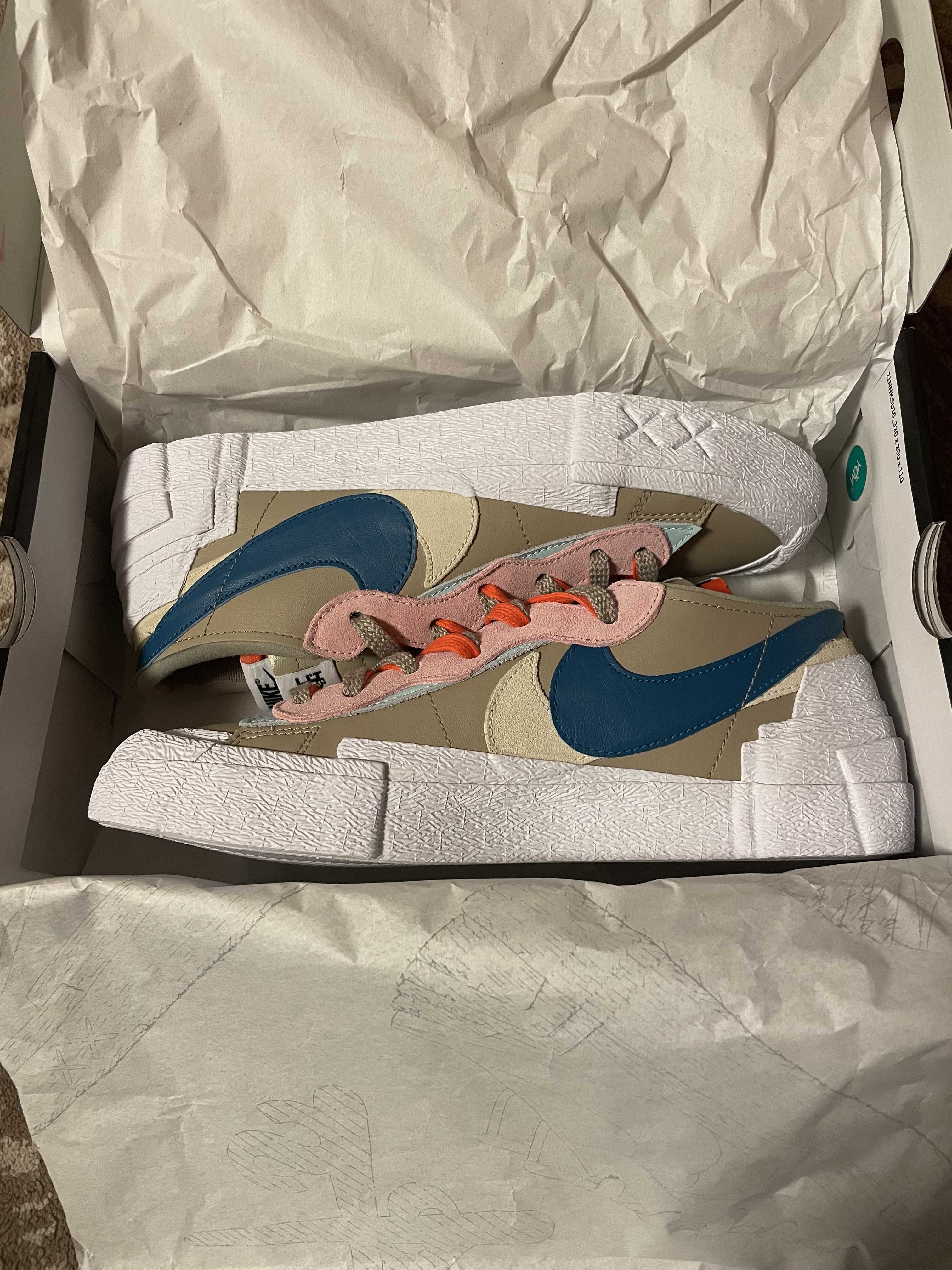 KAWS × sacai × Nike Blazer Low "Reed"