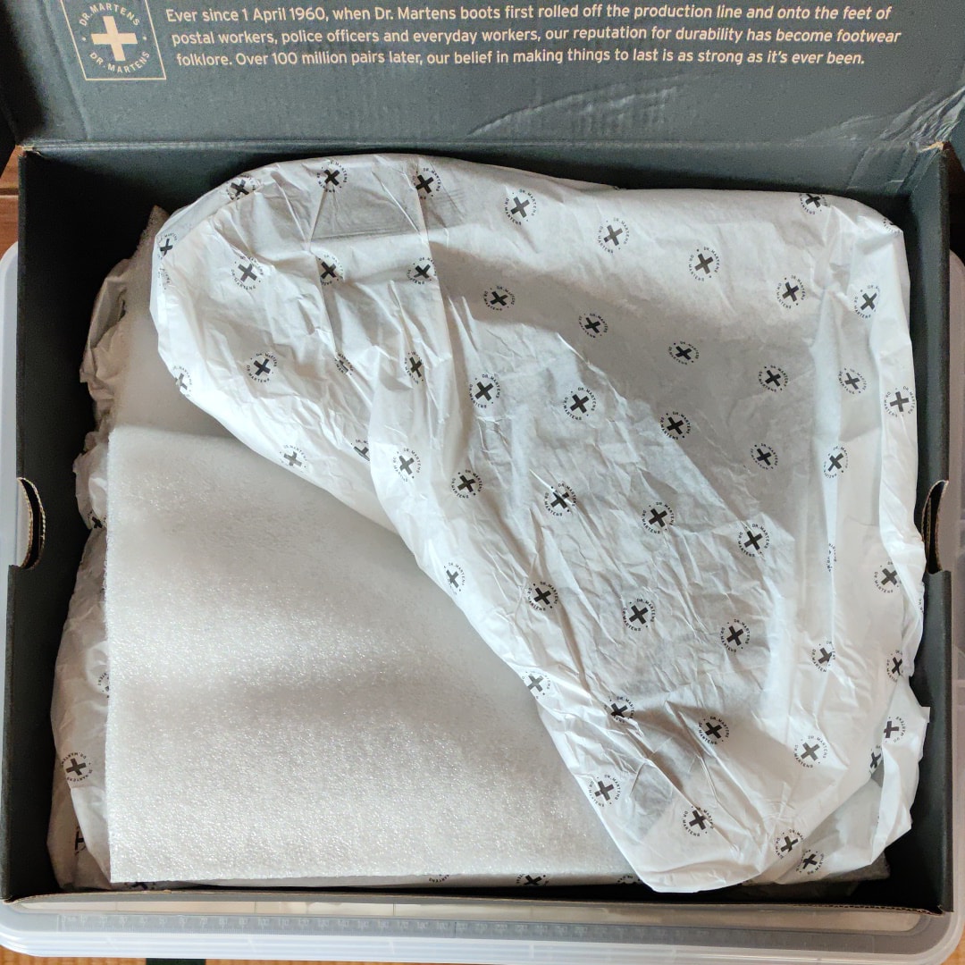 Rick Owens × Dr.Martens 1460 Quad Sole Megalace Boot "Black"