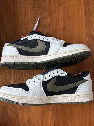 Travis Scott × Nike Women's Air Jordan 1 Low OG "Medium Olive"