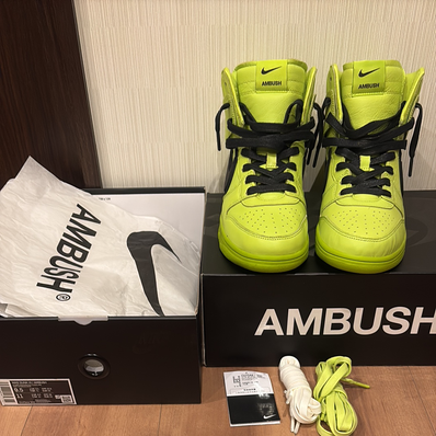 Ambush × Nike Dunk High "Flash Lime"