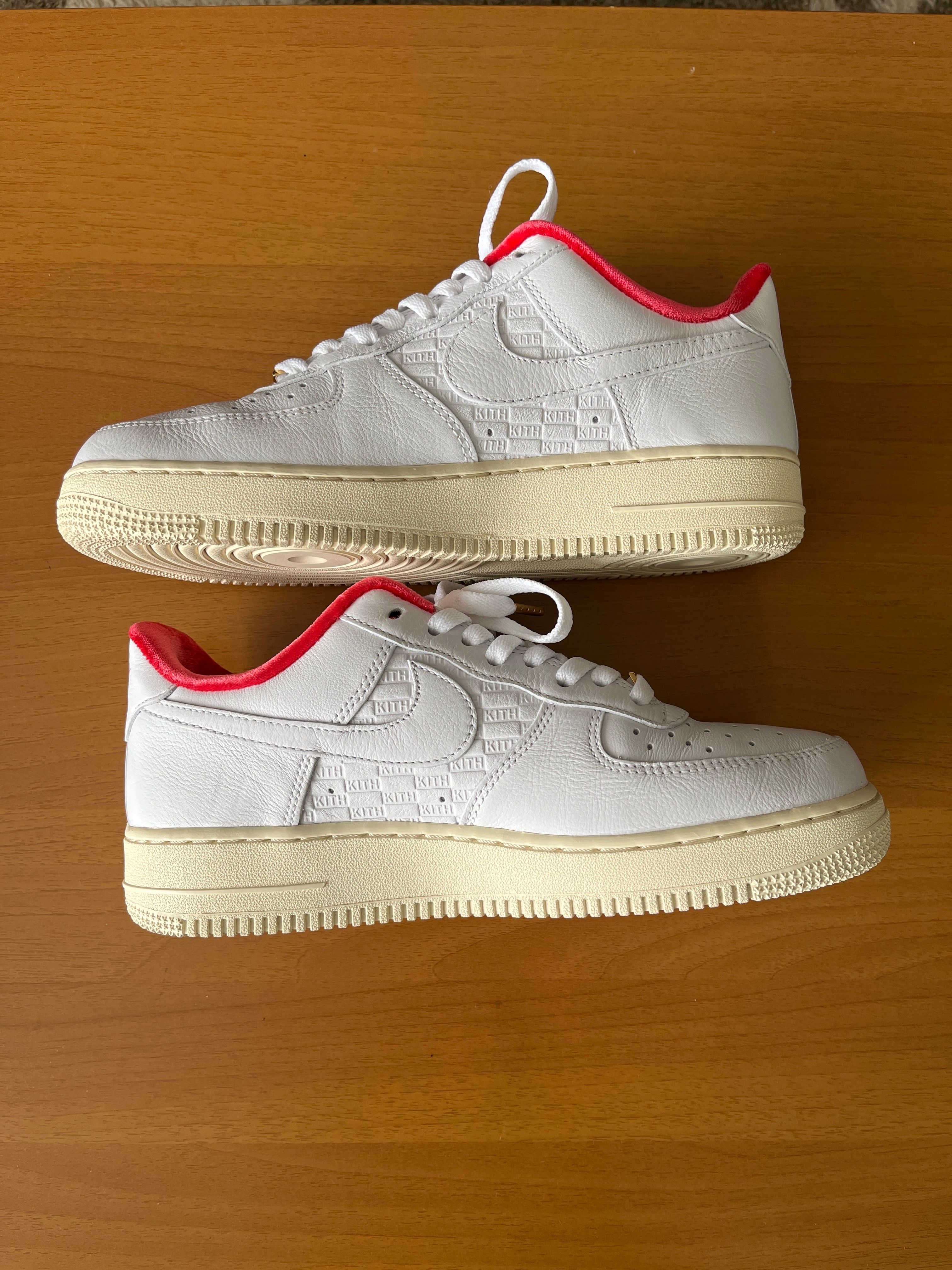 KITH × Nike Air Force 1 Low "White/Red"