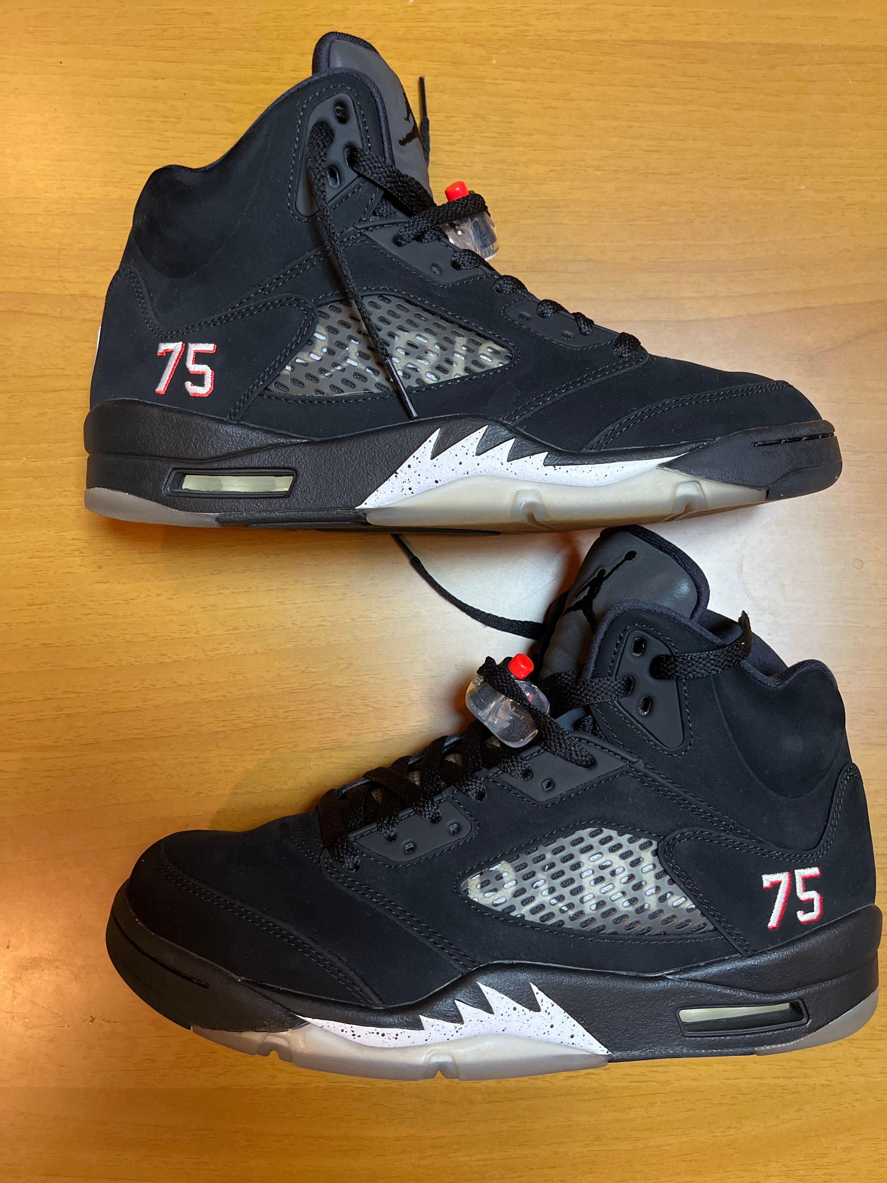 NIKE AIR JORDAN 5 PARIS SAINT-GERMAIN BLACK/CEMENT GREY