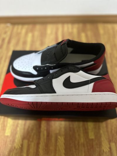 Nike Air Jordan 1 Retro Low OG "Black Toe"