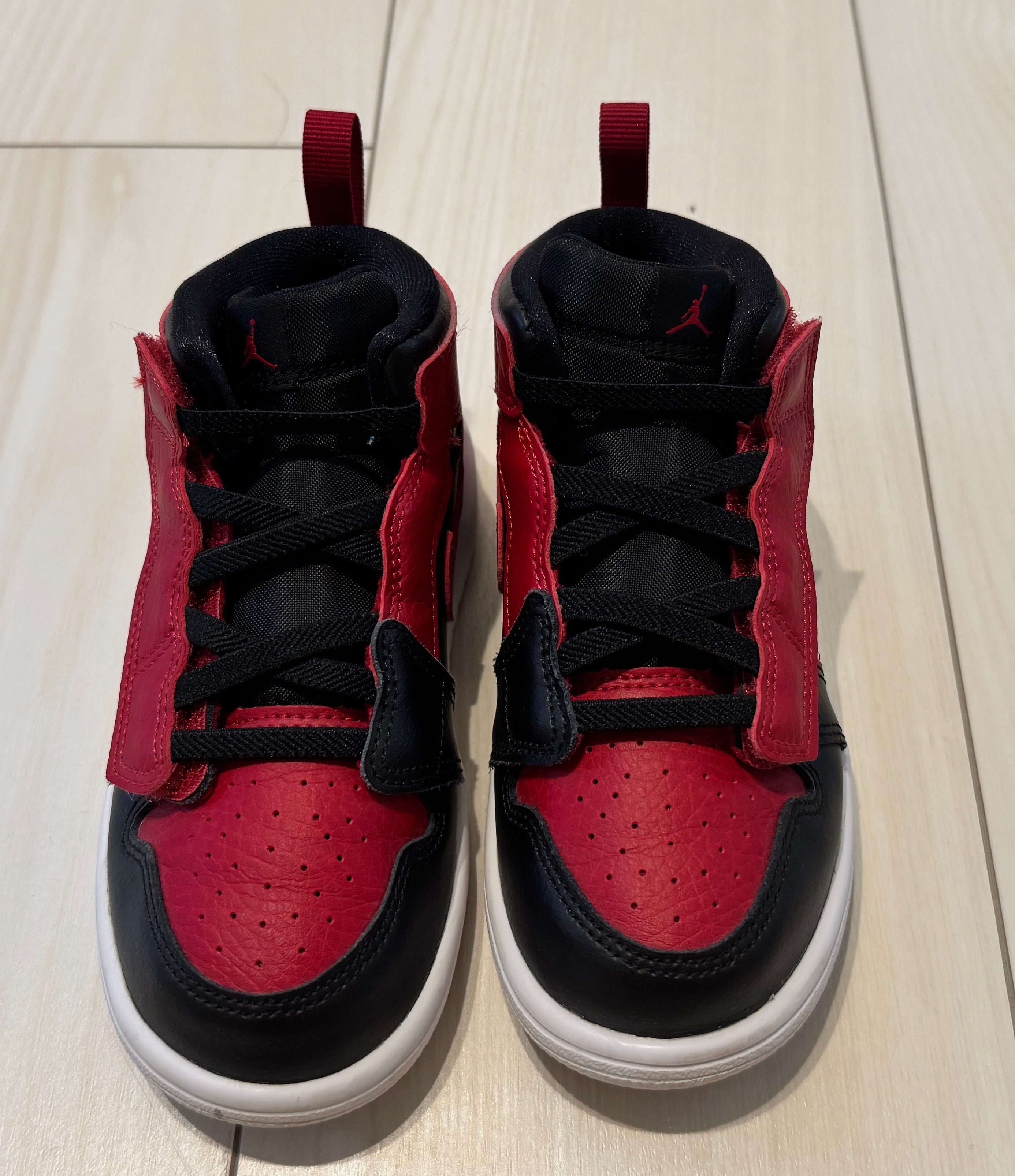 Nike TD Air Jordan 1 Mid "Bred"
