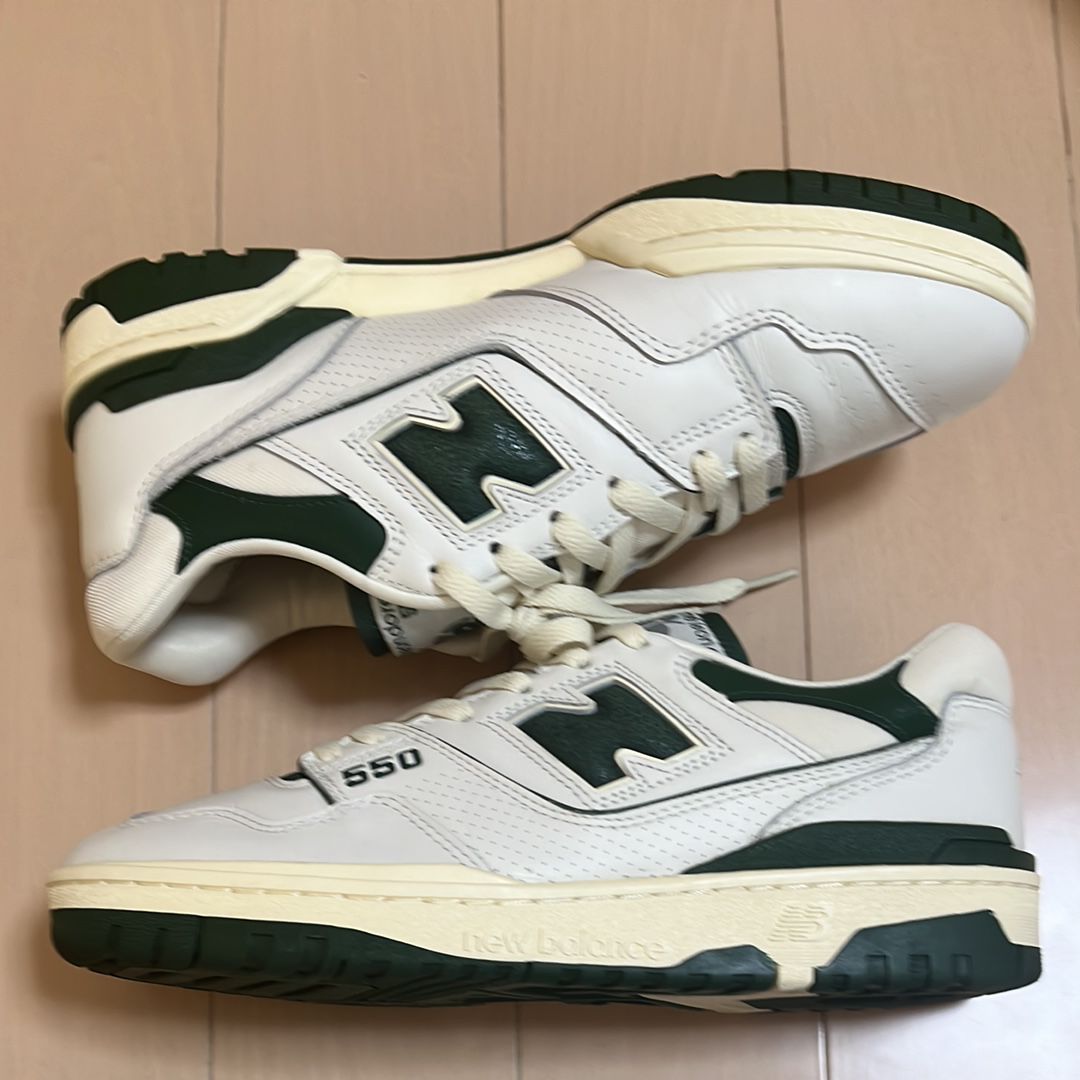 Aime Leon Dore × New Balance 550 "White/Green"