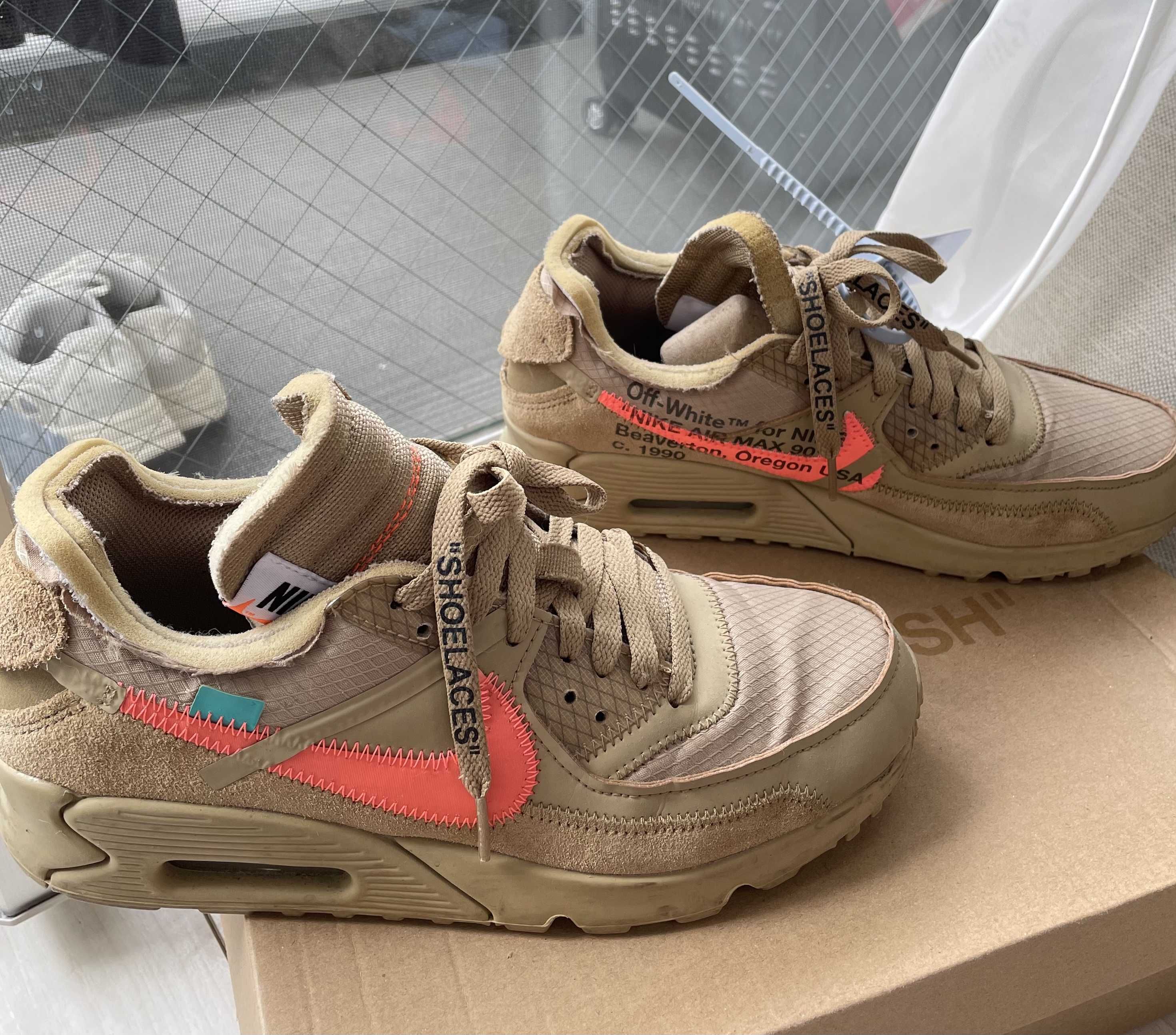 Off-White × Nike Air Max 90 "Desert Ore"