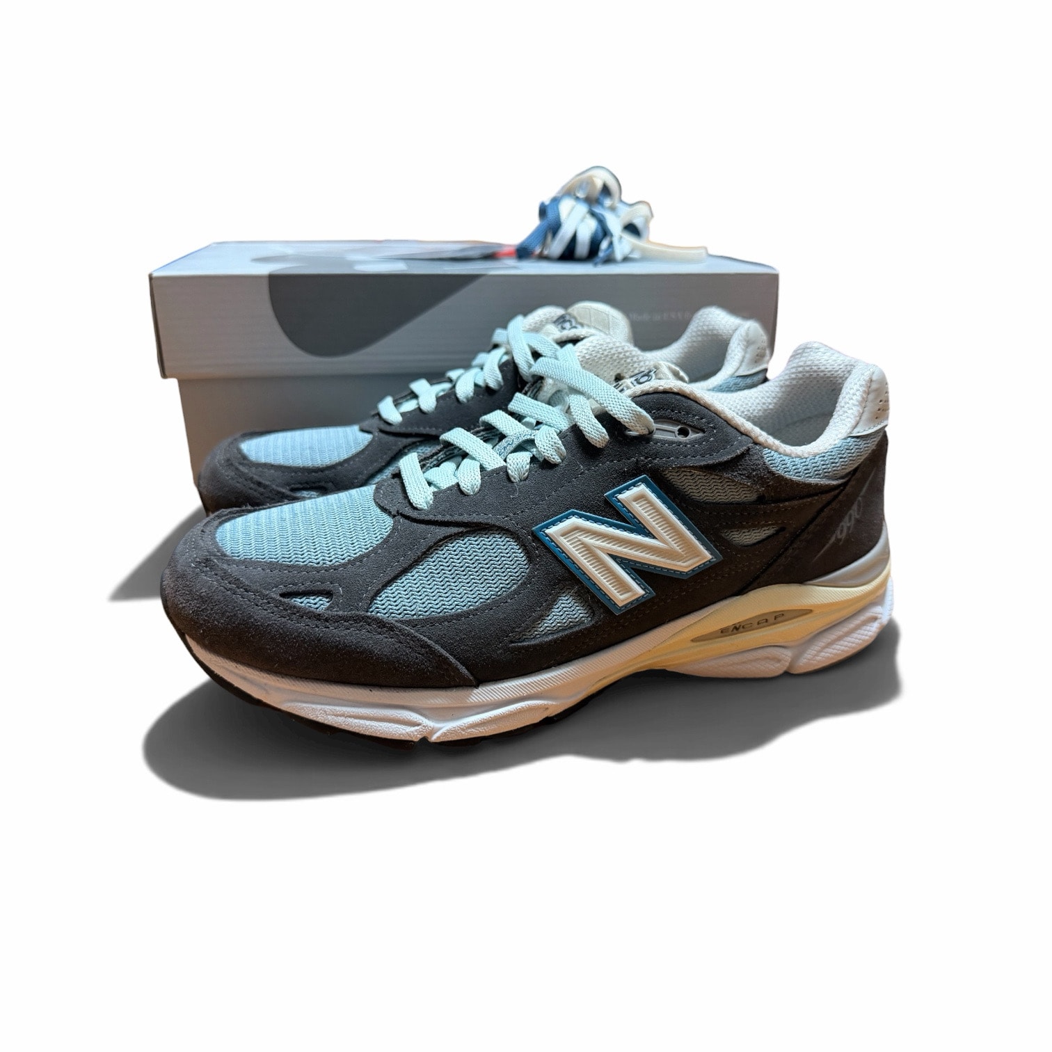 KITH × New Balance 990V3 "Steel Blue"