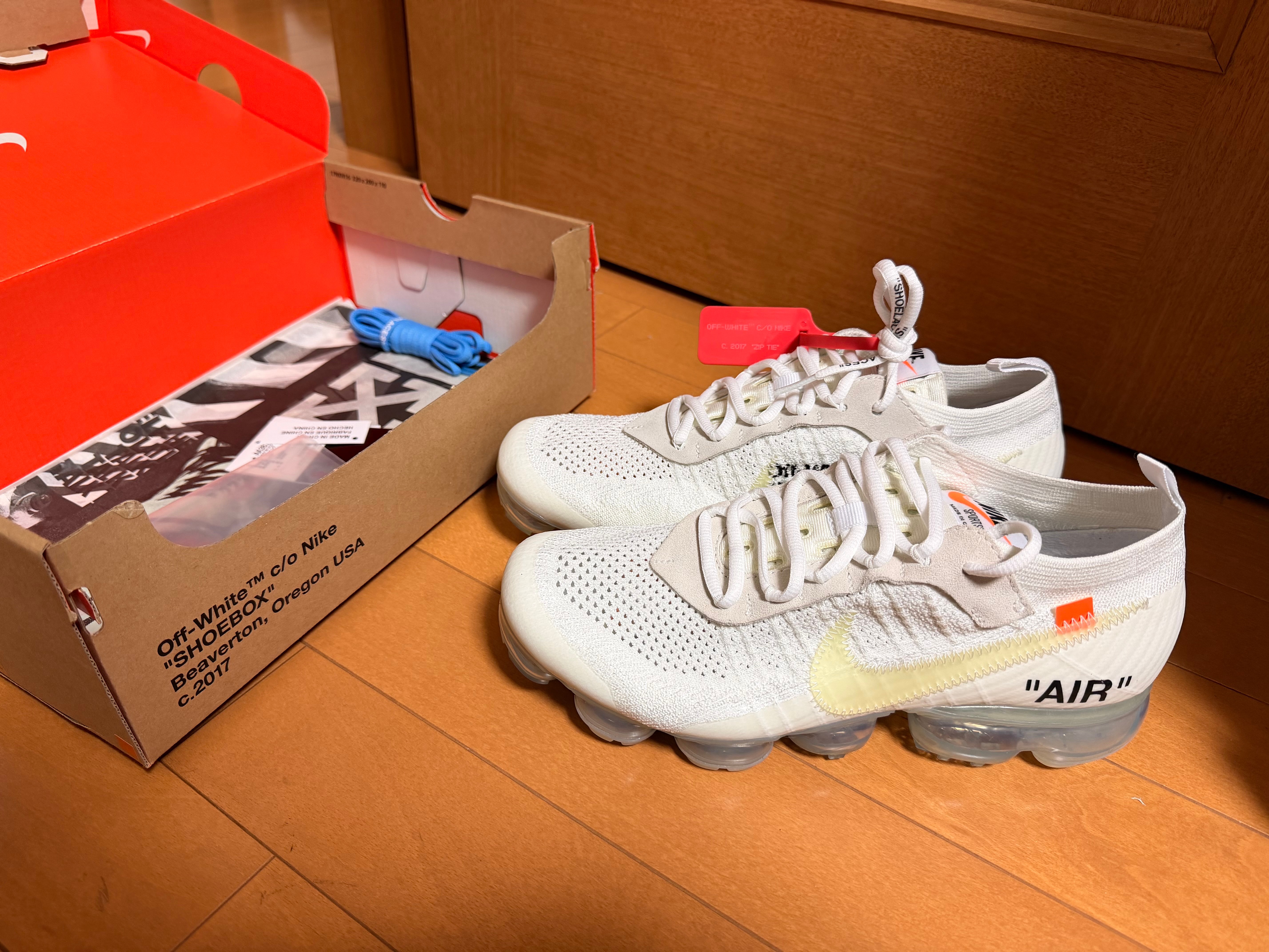オフホワイト×ナイキ エアヴェイパーマックス "ホワイト"
